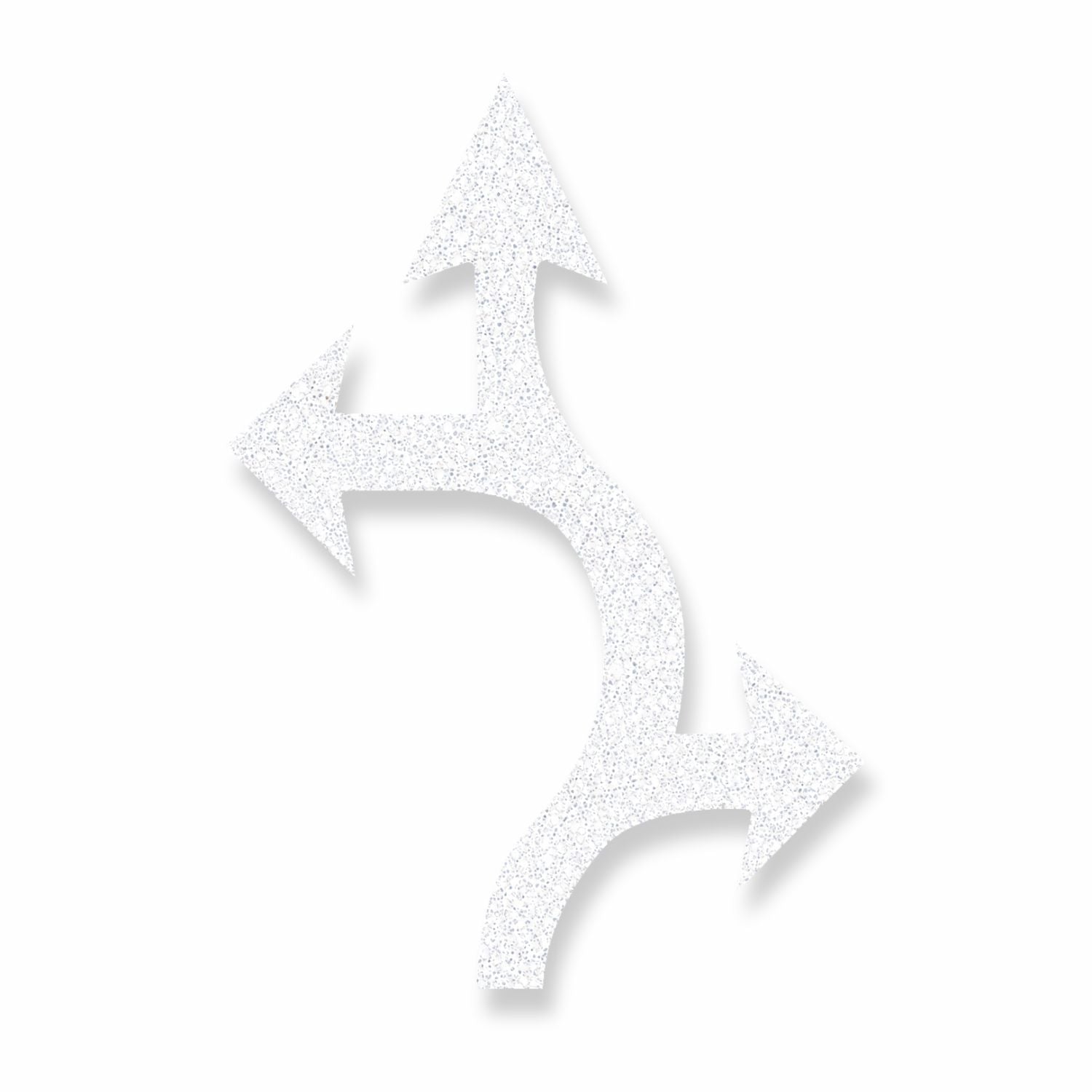 Preformed Thermoplastic Roundabout Arrow (Left, Thru, Right)