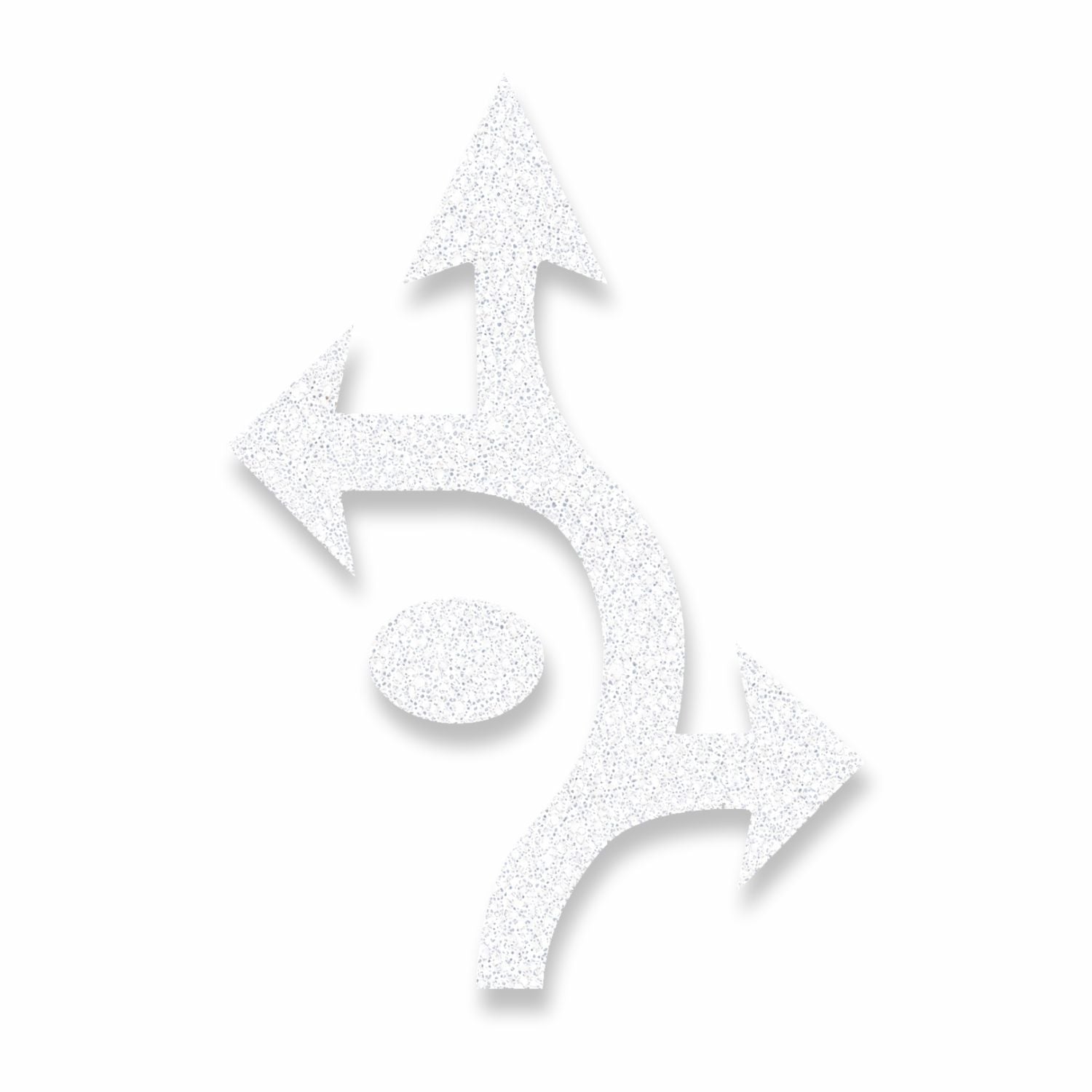 Preformed Thermoplastic Roundabout Arrow (Left, Thru, Right, Circle)