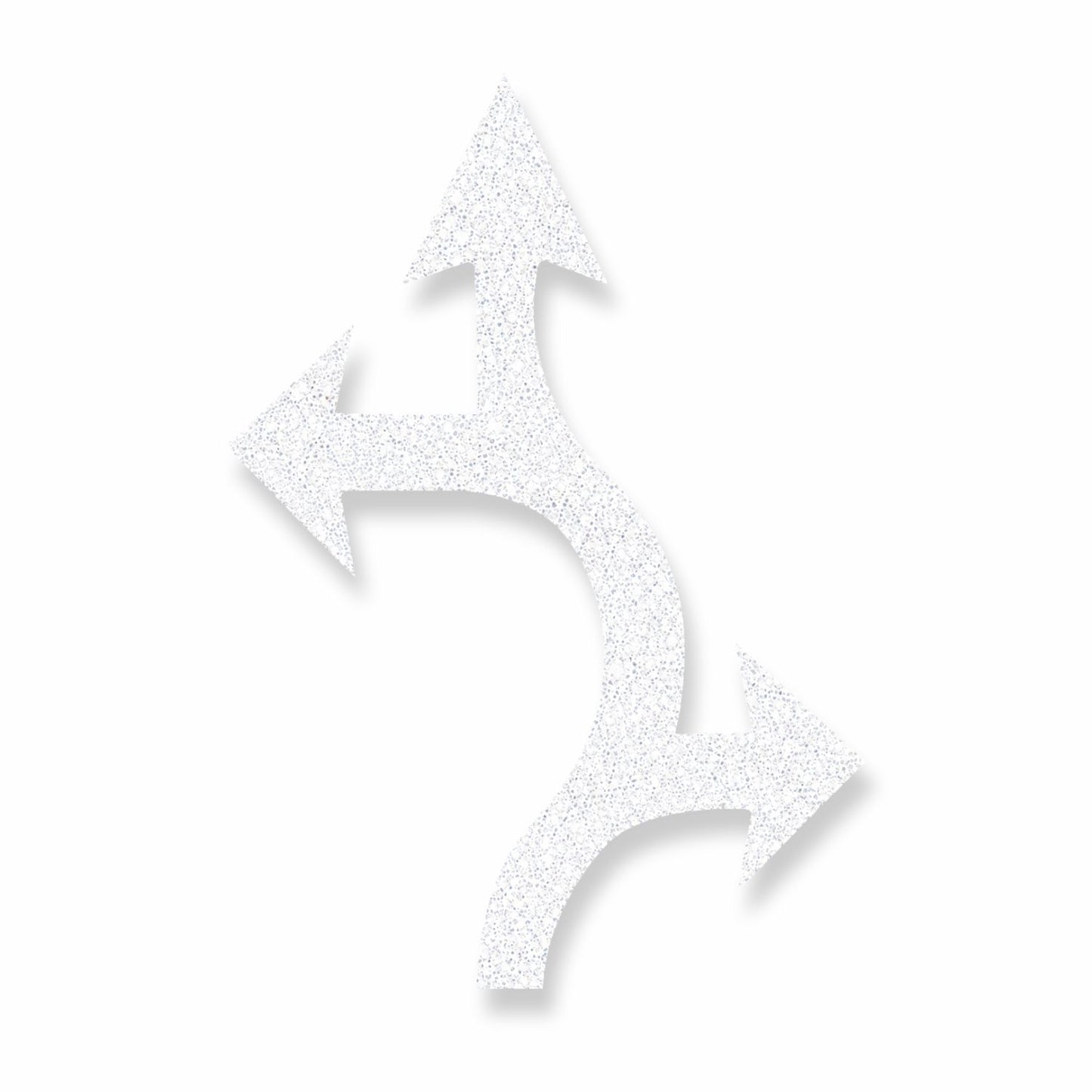 Preformed Thermoplastic Roundabout Arrow (Left, Thru, Right)