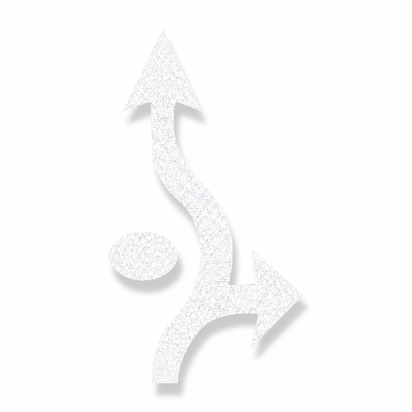 Preformed Thermoplastic Roundabout Arrow (Thru, Right, Circle)