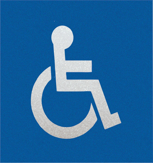 Preformed Thermoplastic Handicap Symbol with Box