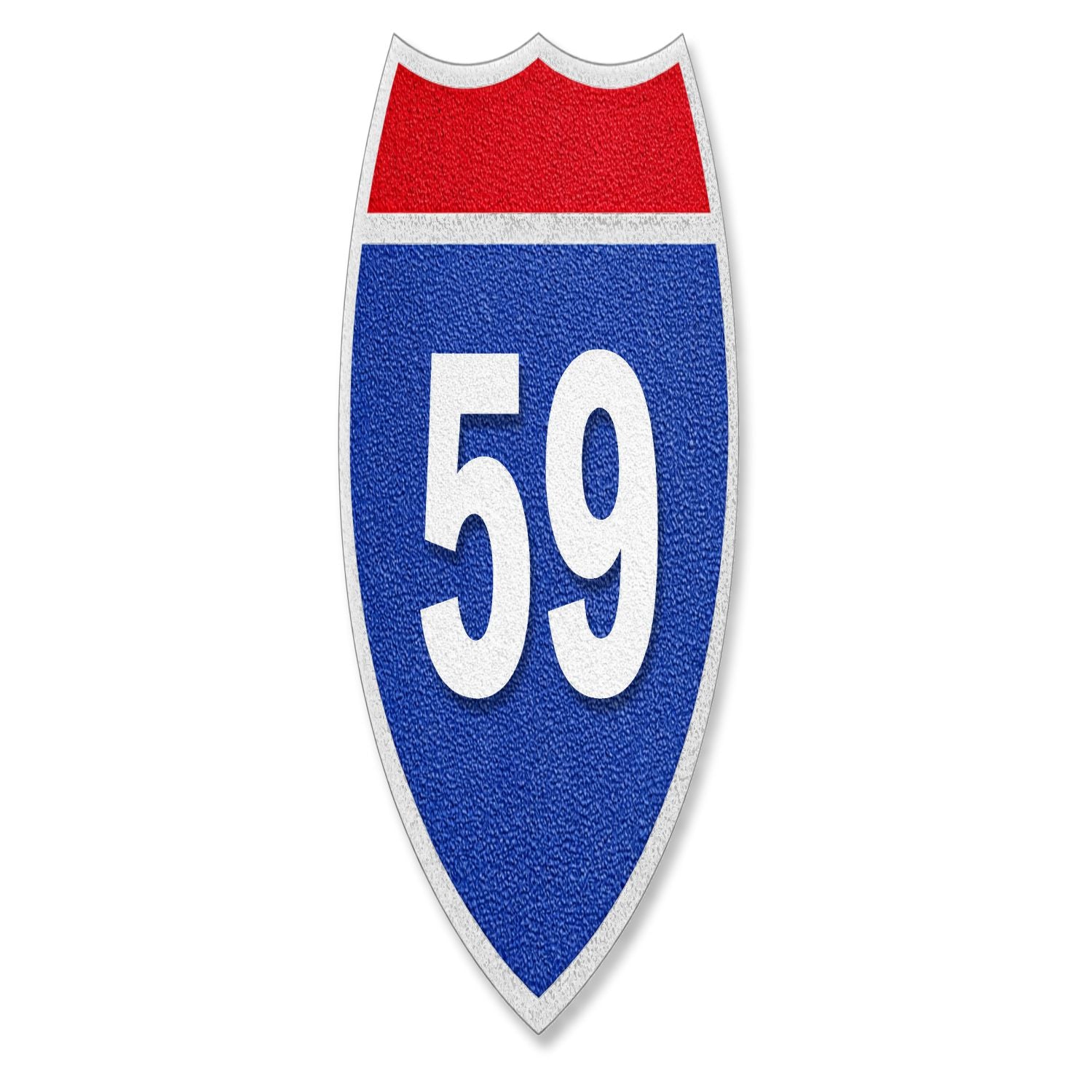 Interstate Shields Color Preformed Thermoplastic Interstate Shields - RAE ProStores