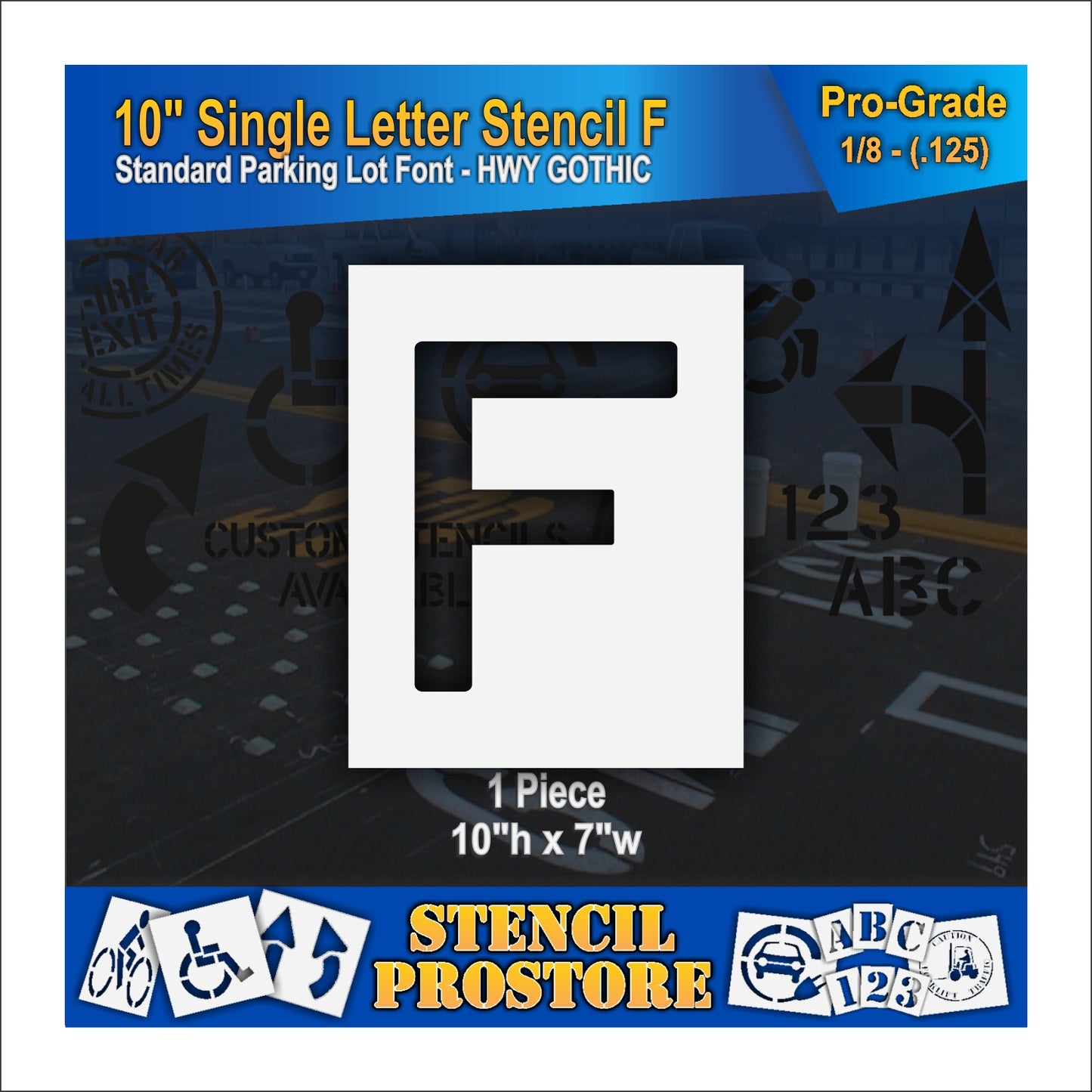 10" Alphabet Kit Stencil