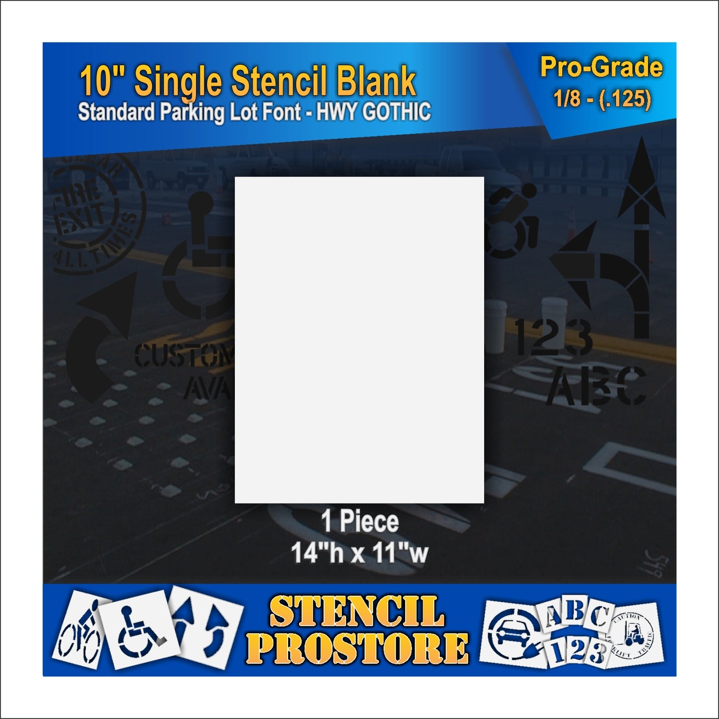 10" Number Kit Stencil