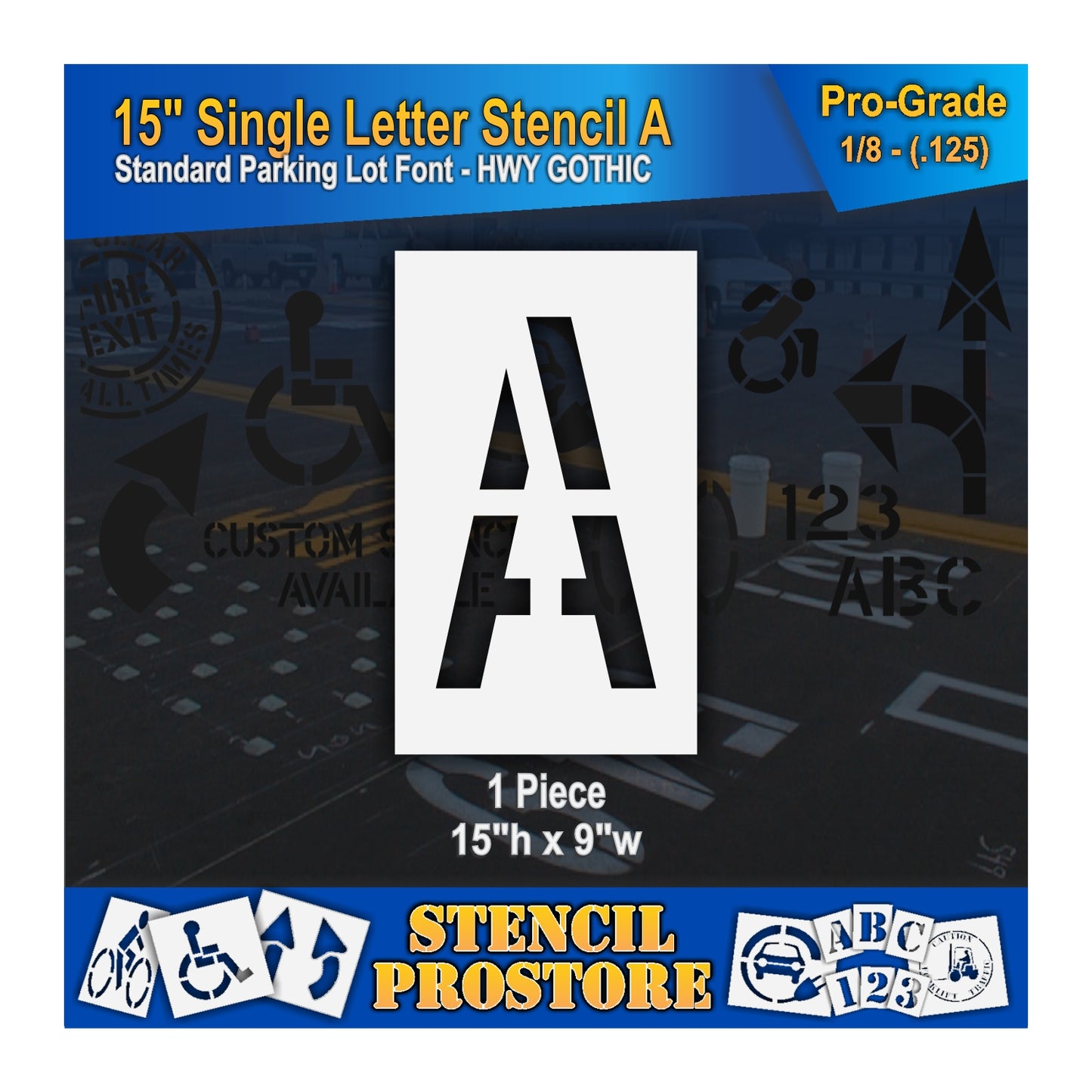 15" Alphabet Kit Stencil