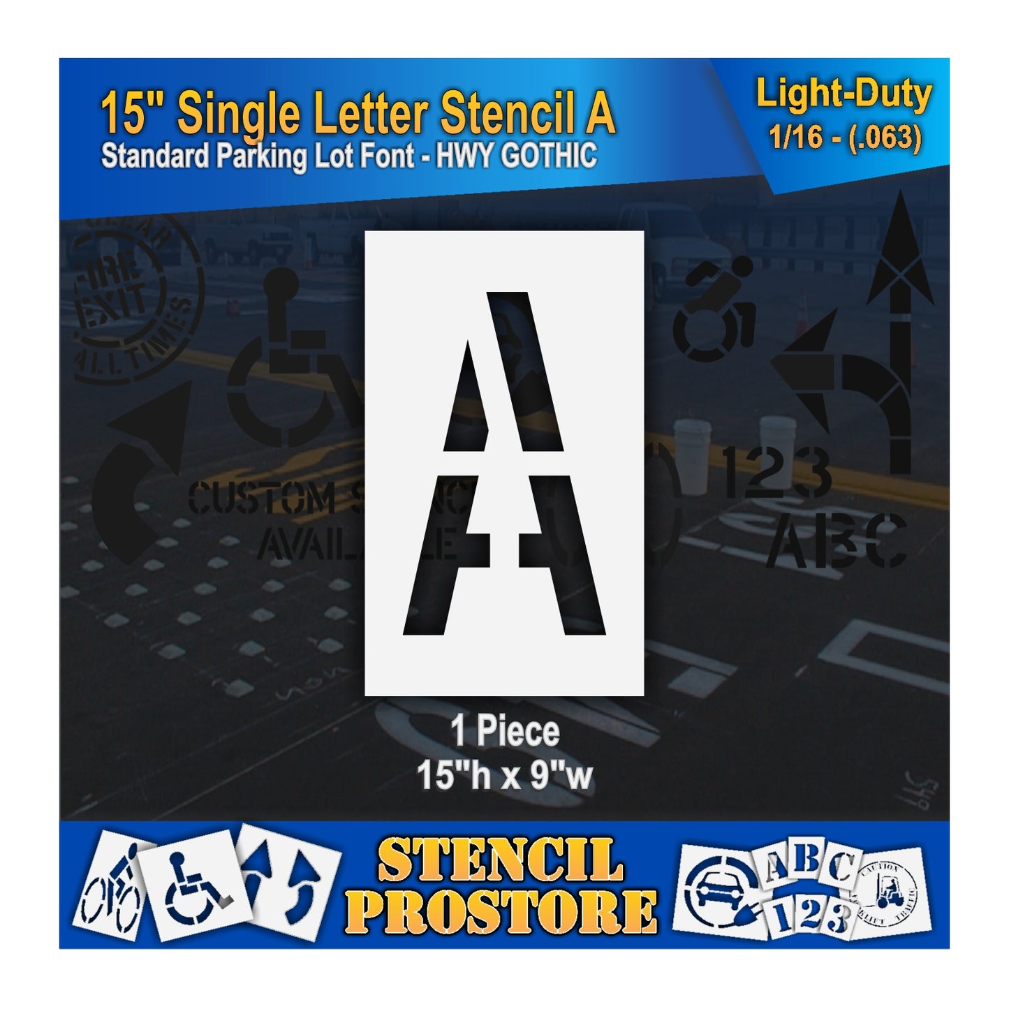 15" Alphabet Kit Stencil