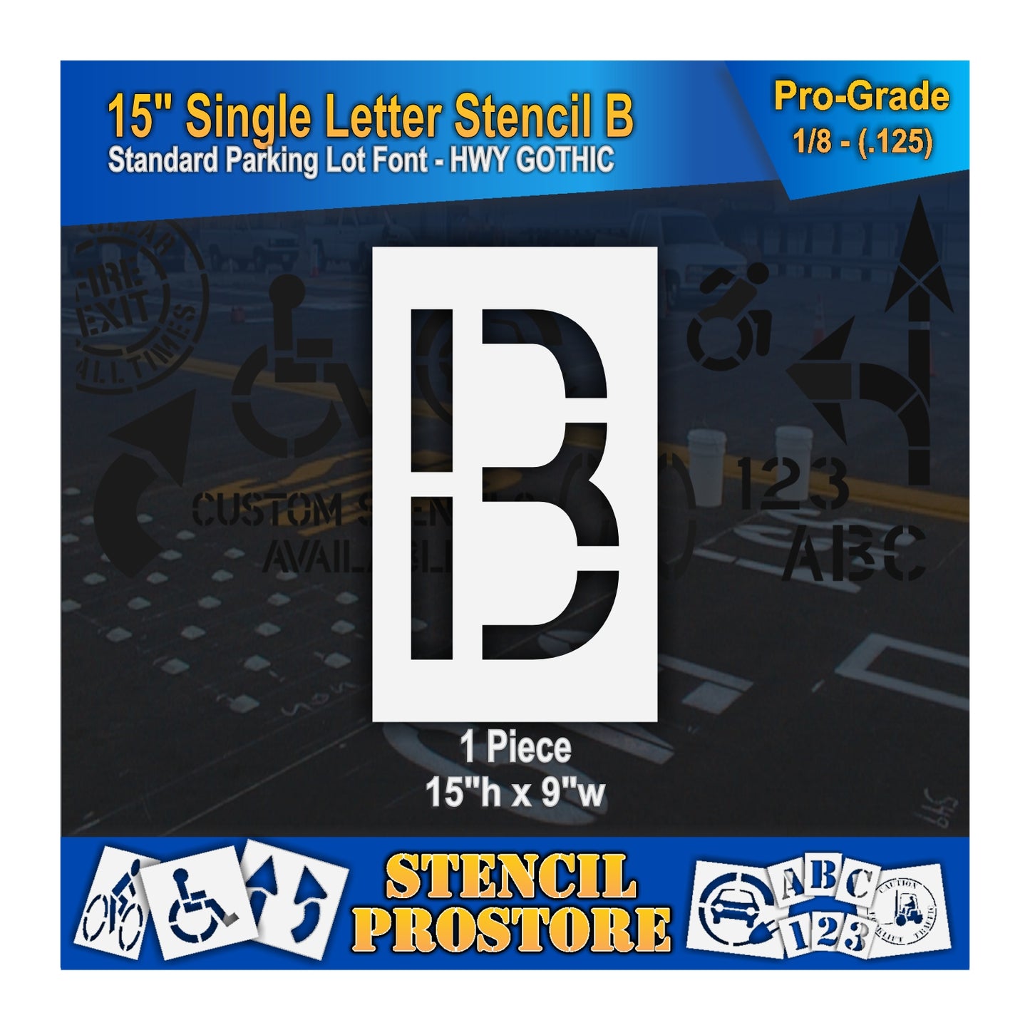 15" Alphabet Kit Stencil