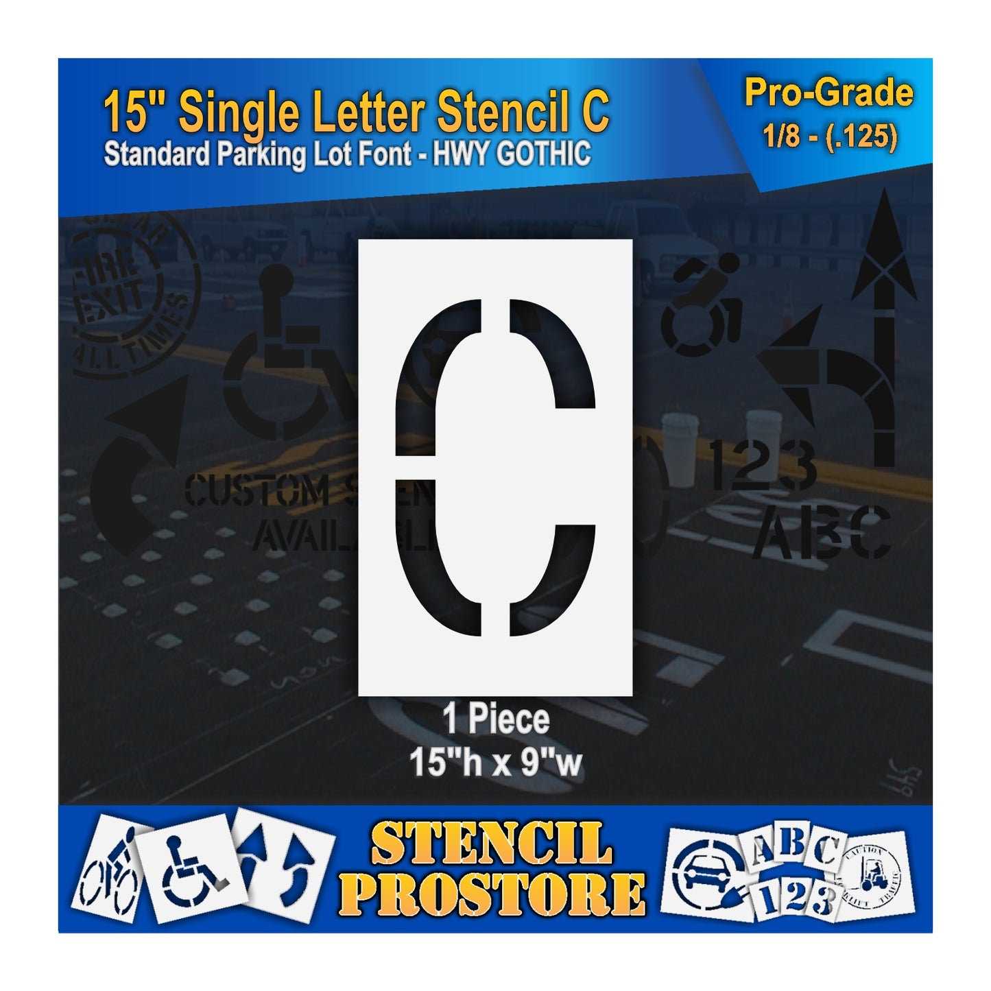 15" Alphabet Kit Stencil