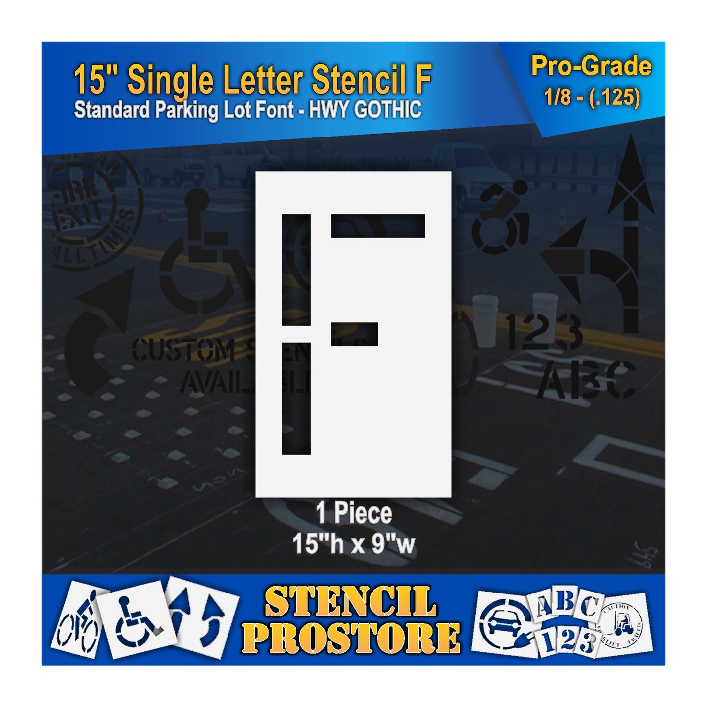 15" Alphabet Kit Stencil