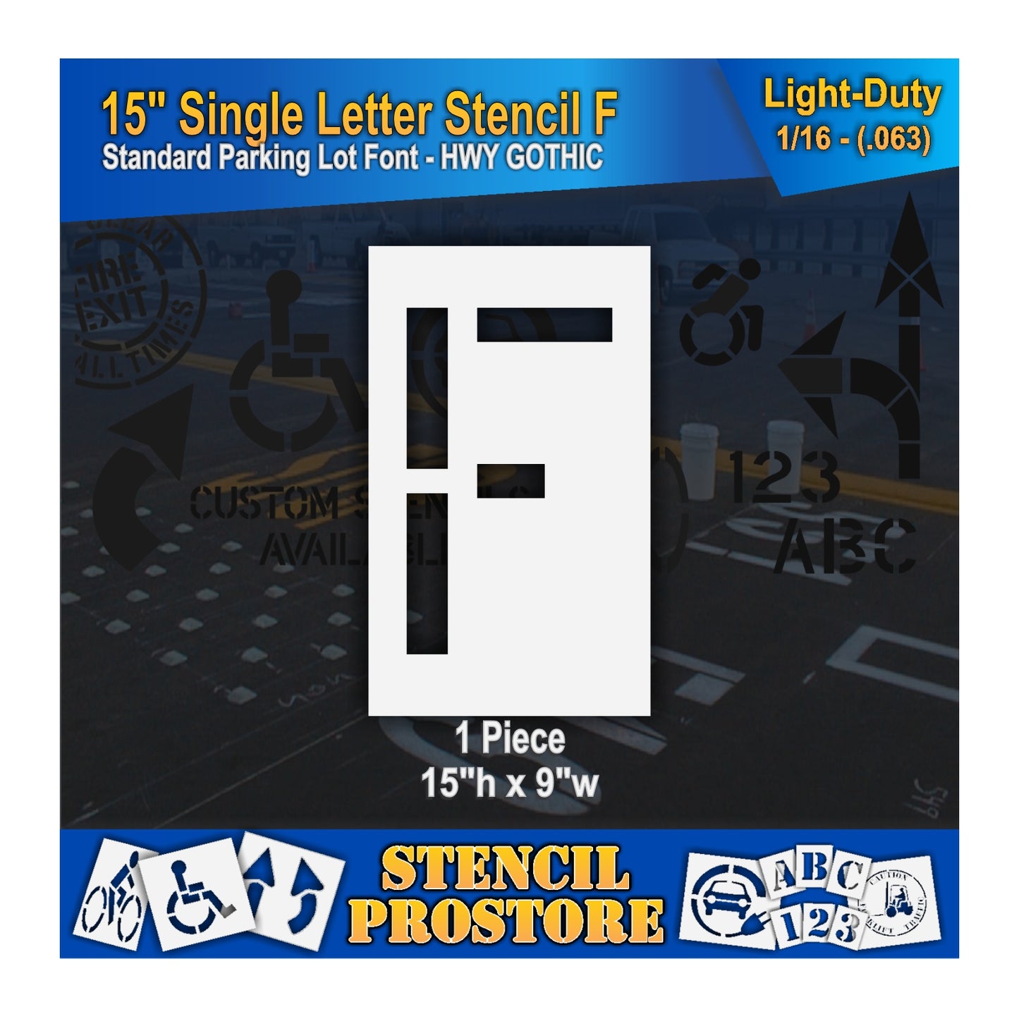 15" Alphabet Kit Stencil