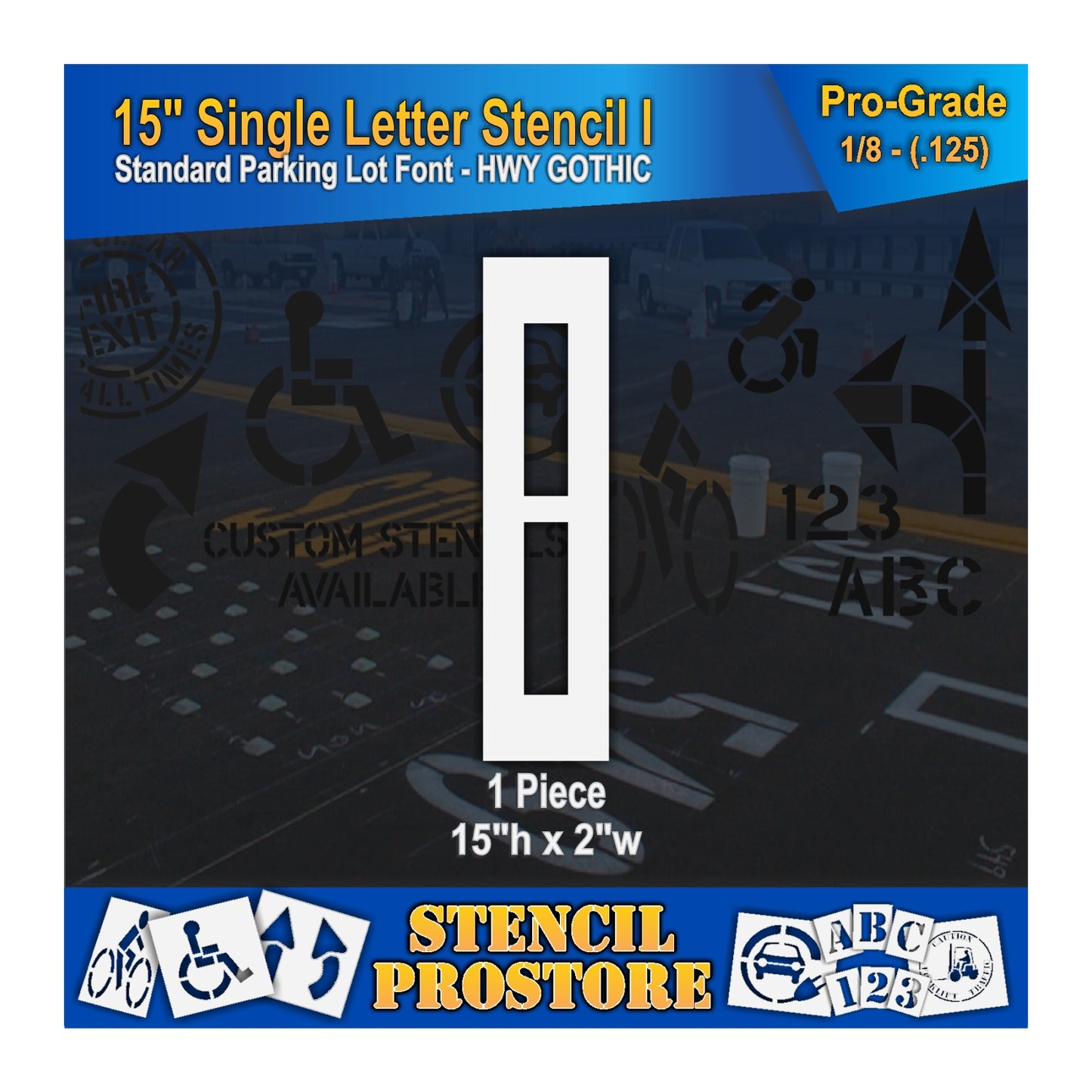 15" Alphabet Kit Stencil