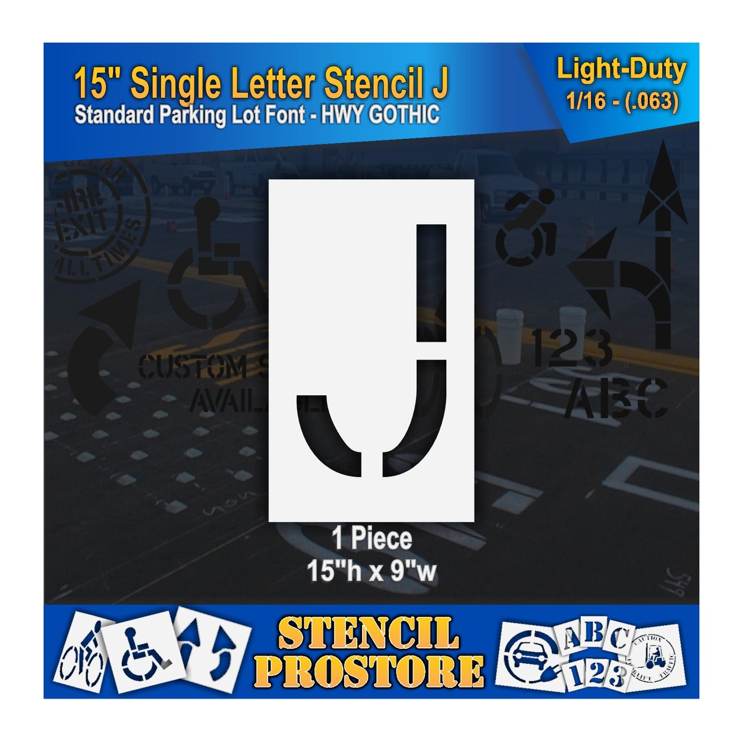 15" Alphabet Kit Stencil