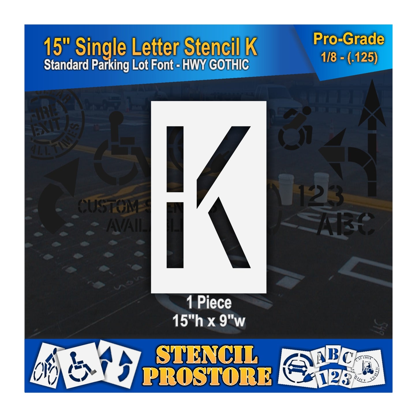 15" Alphabet Kit Stencil