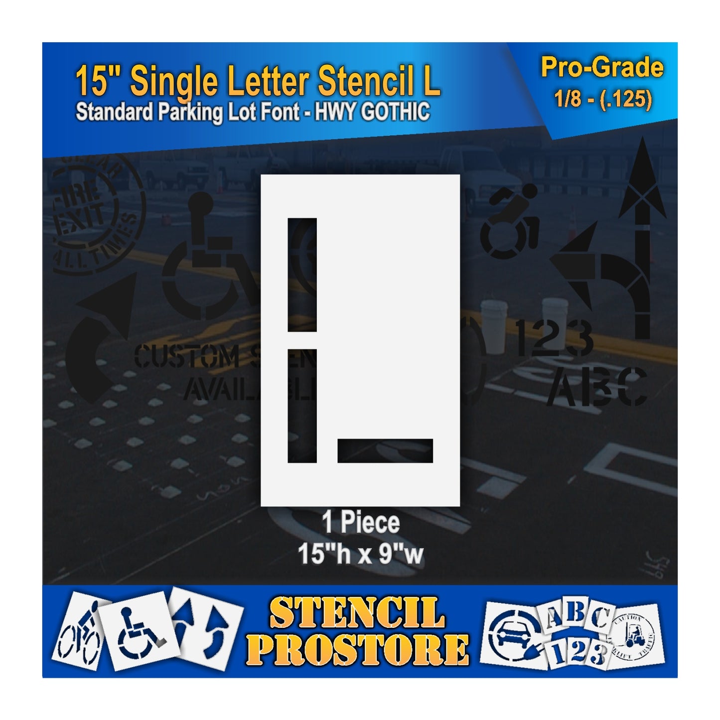 15" Alphabet Kit Stencil