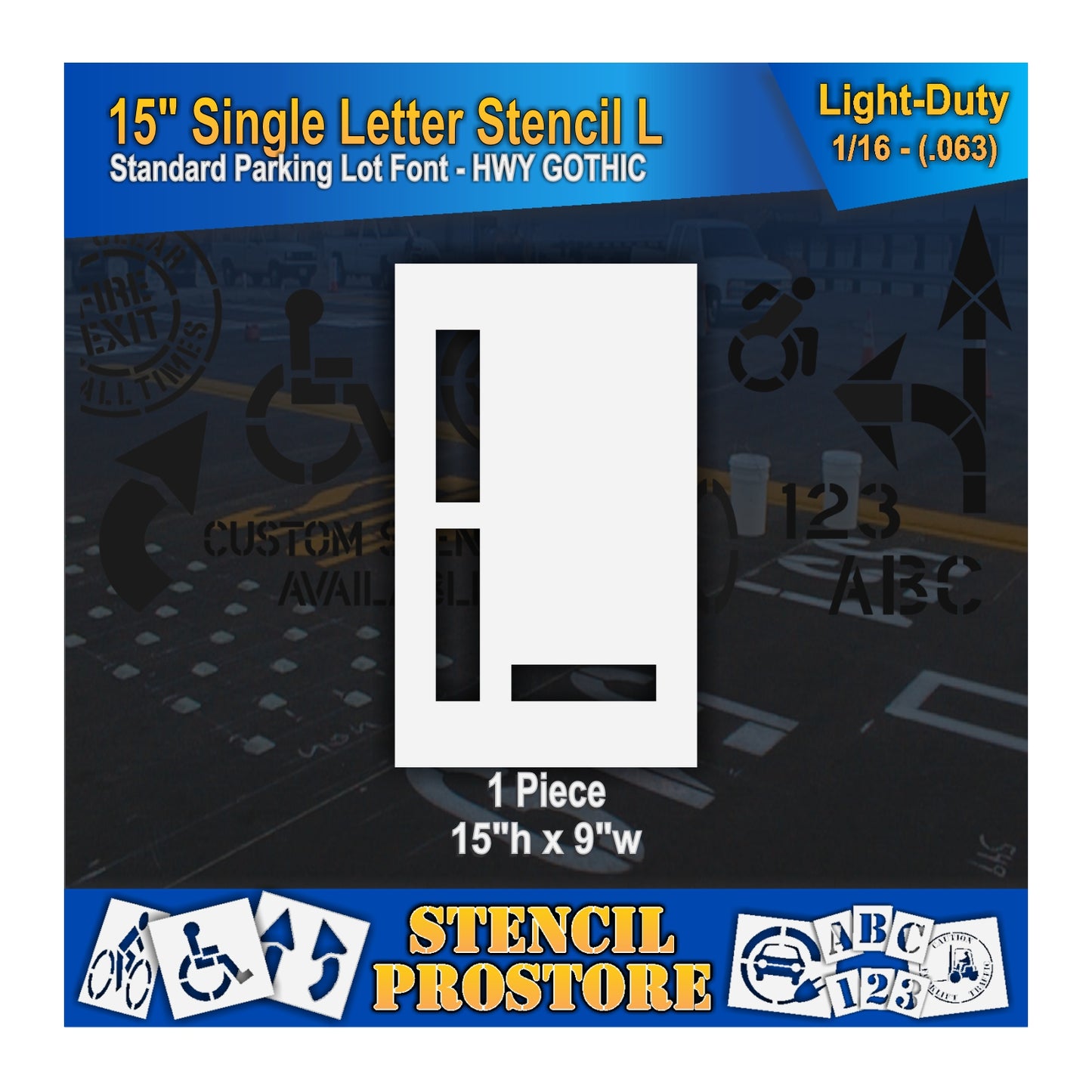 15" Alphabet Kit Stencil