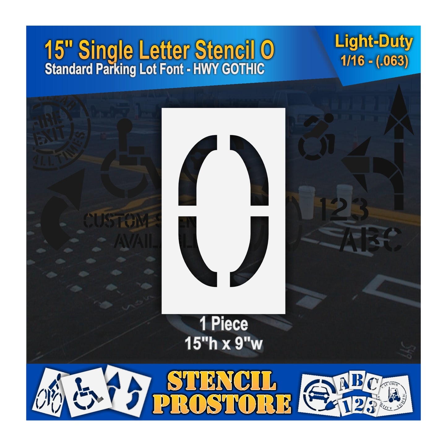 15" Alphabet Kit Stencil