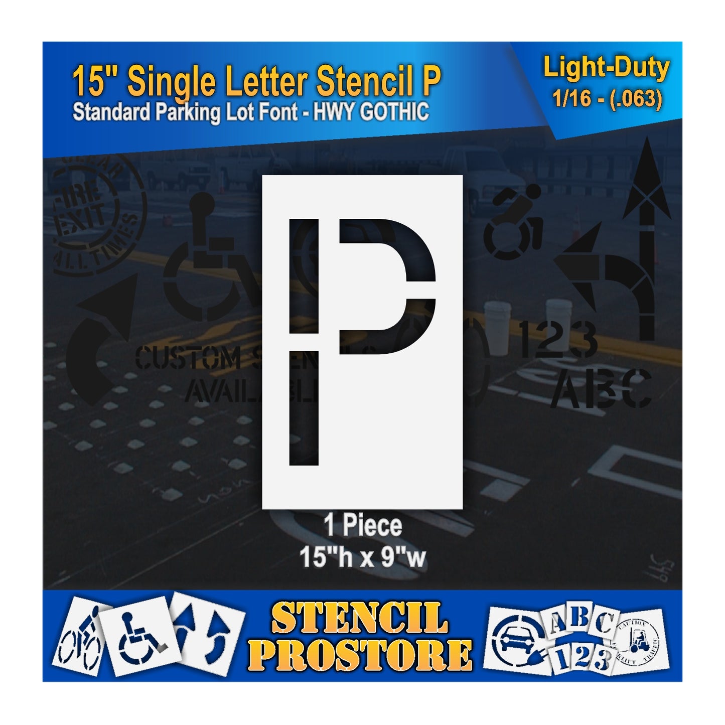 15" Alphabet Kit Stencil