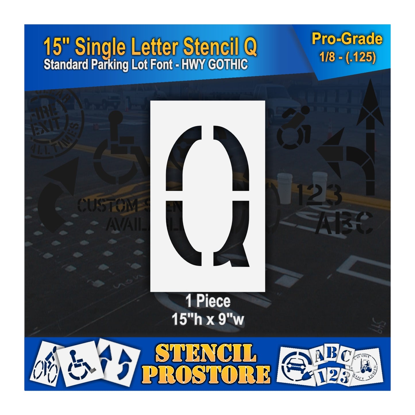 15" Alphabet Kit Stencil