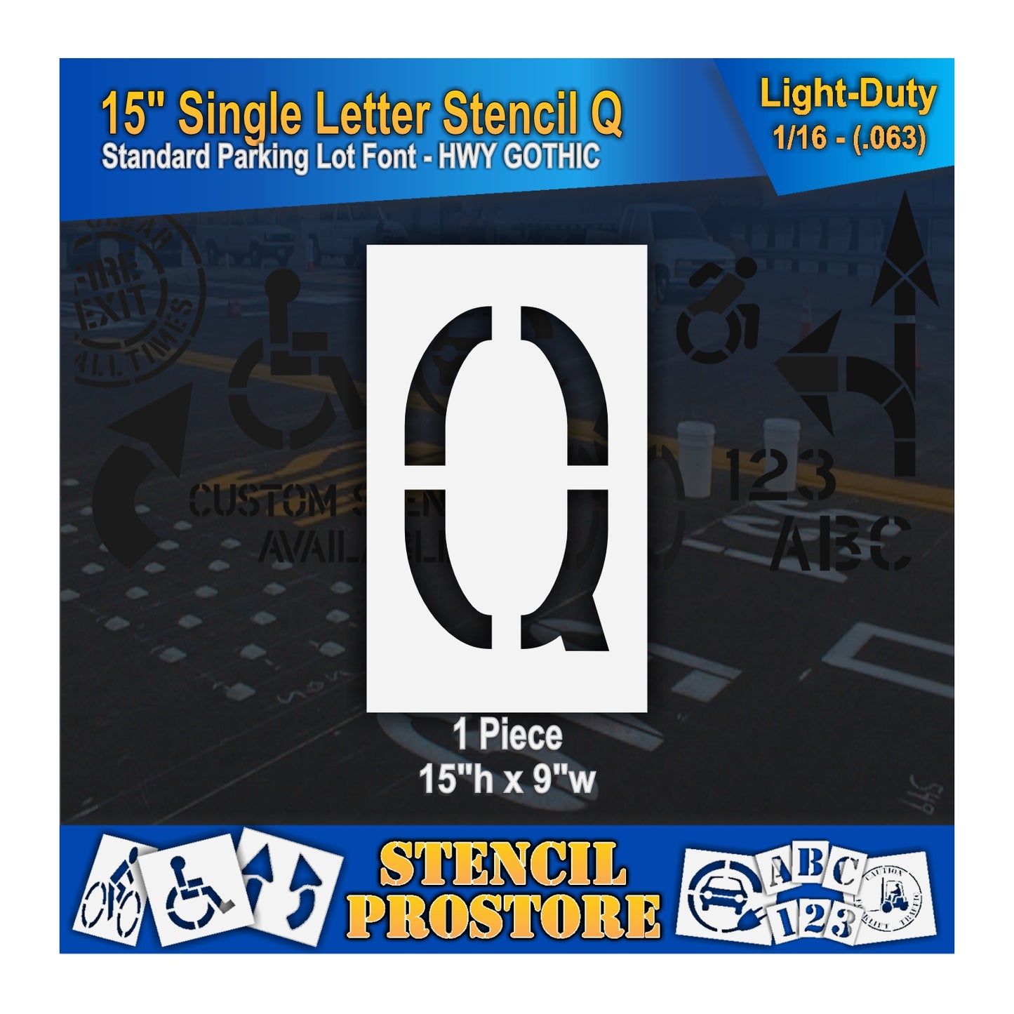 15" Alphabet Kit Stencil