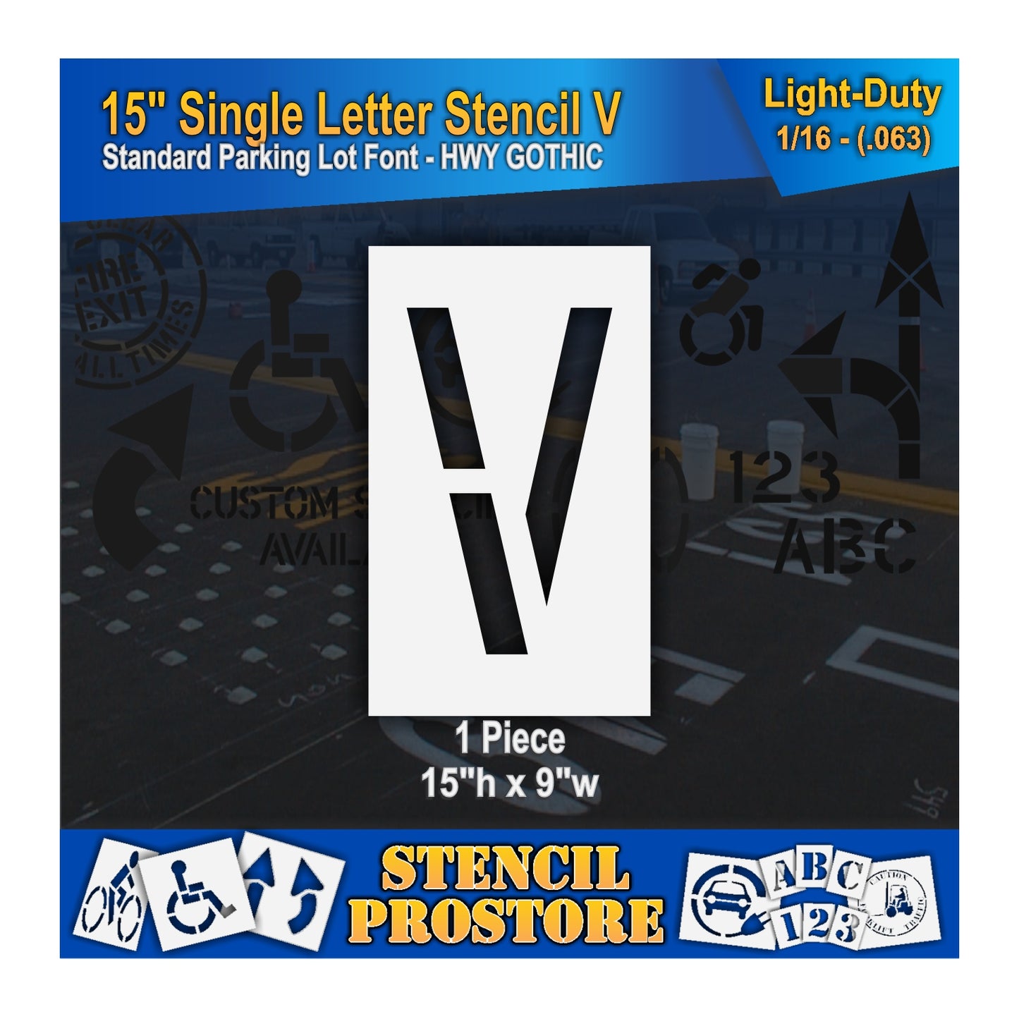 15" Alphabet Kit Stencil