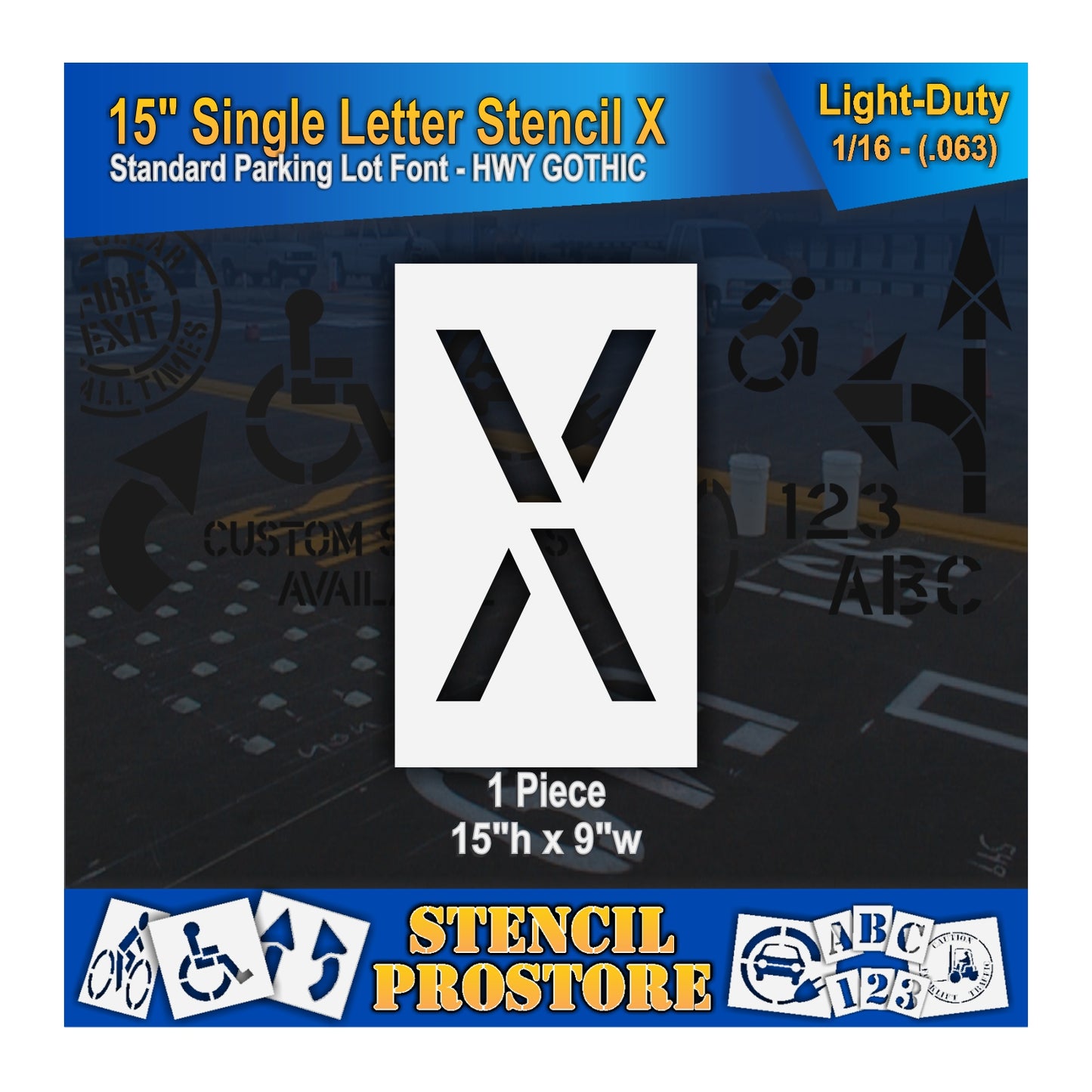 15" Alphabet Kit Stencil