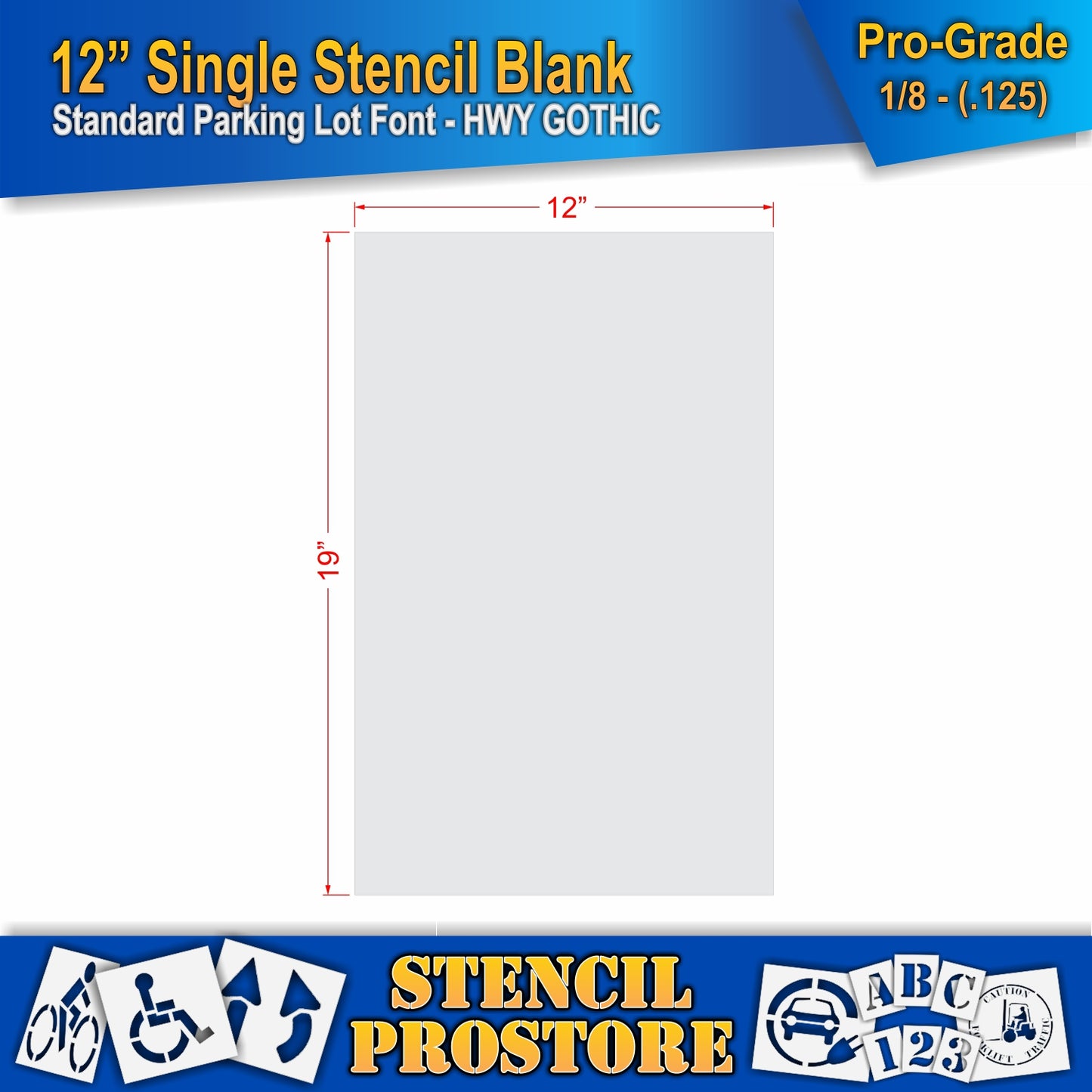15" Number Kit Stencil