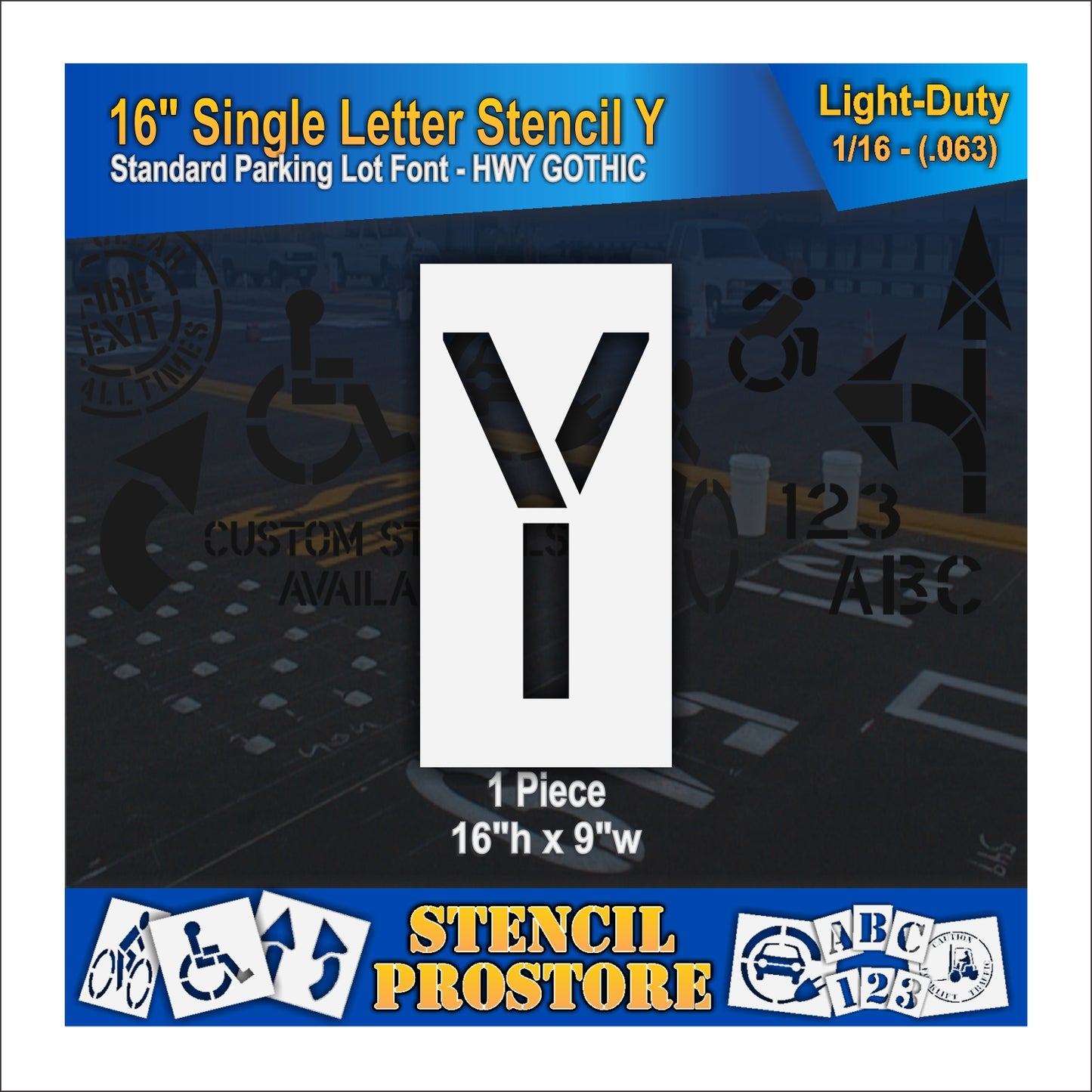 16" Alphabet Kit Stencil