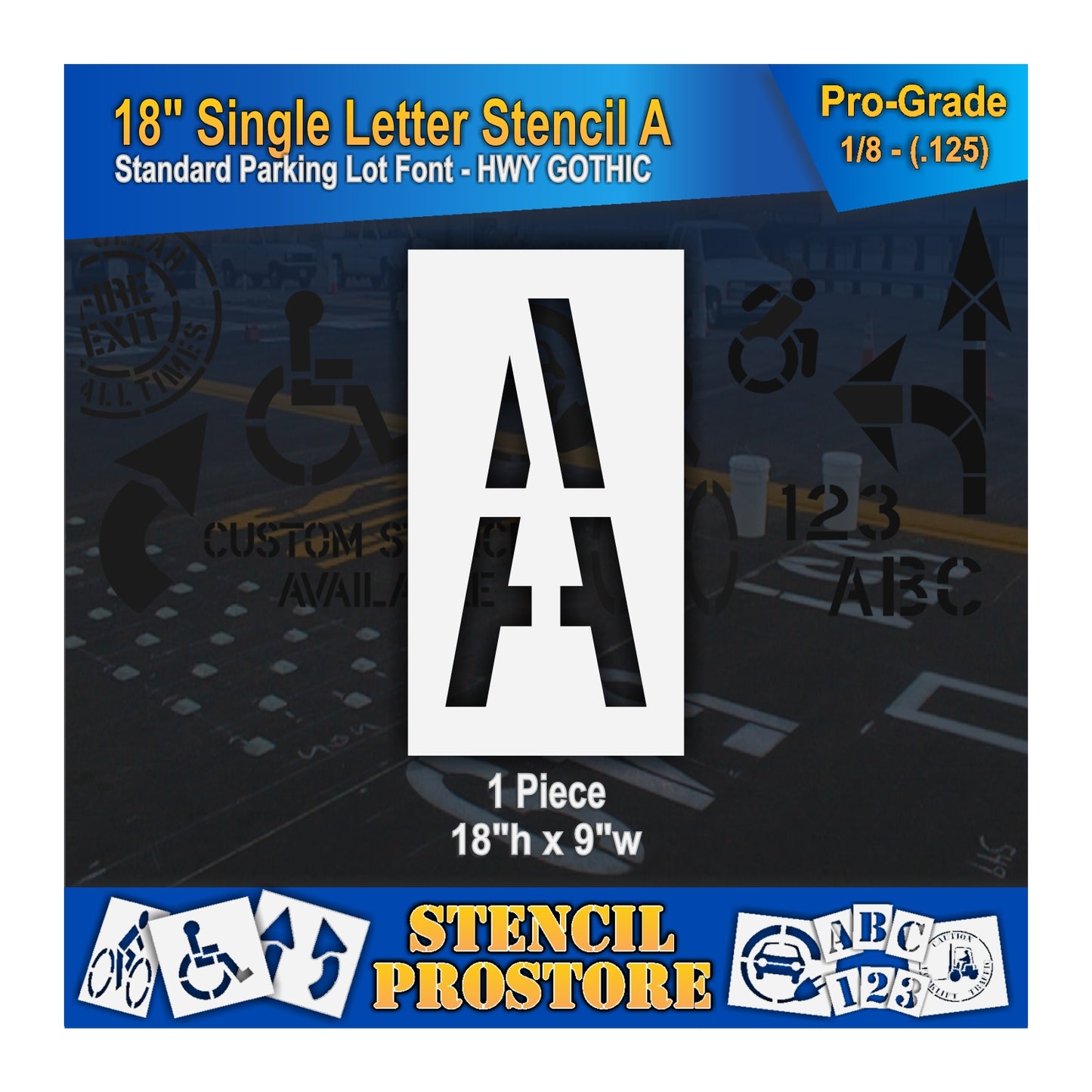 18" Alphabet Kit Stencil