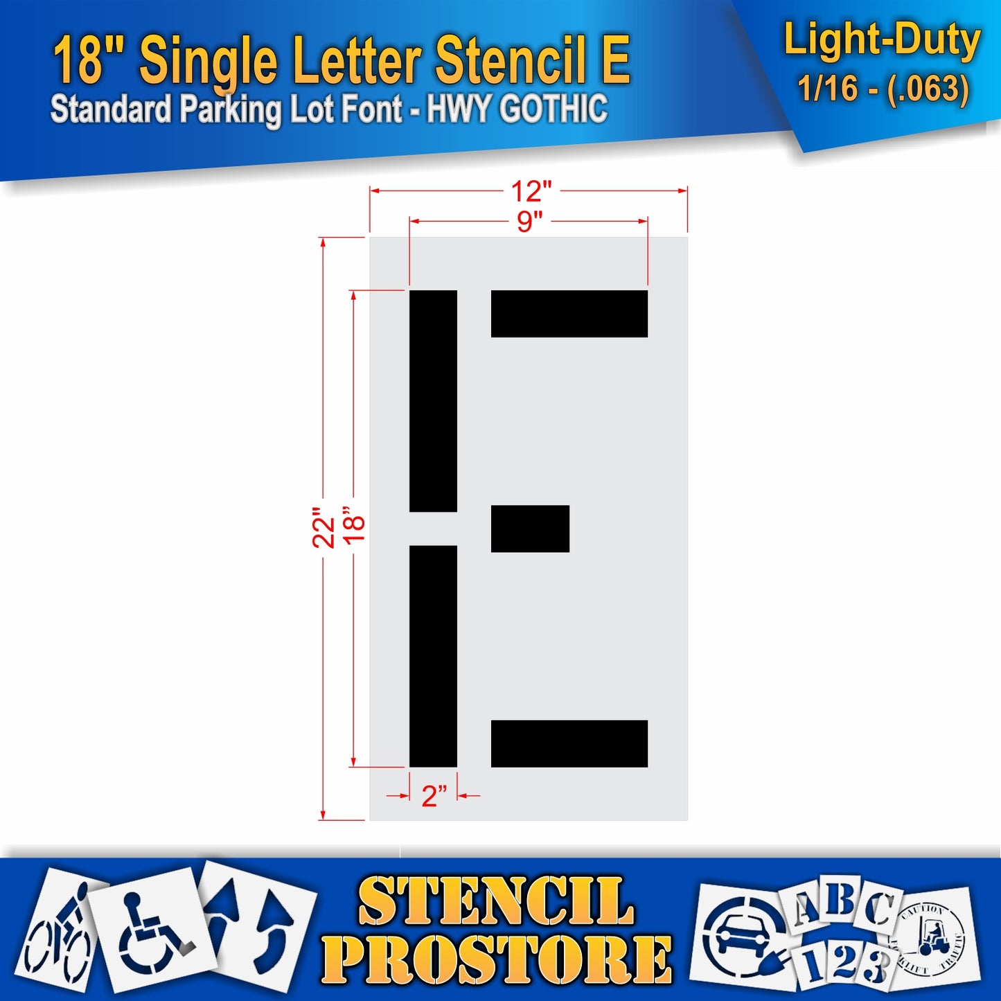 18" Alphabet Kit Stencil