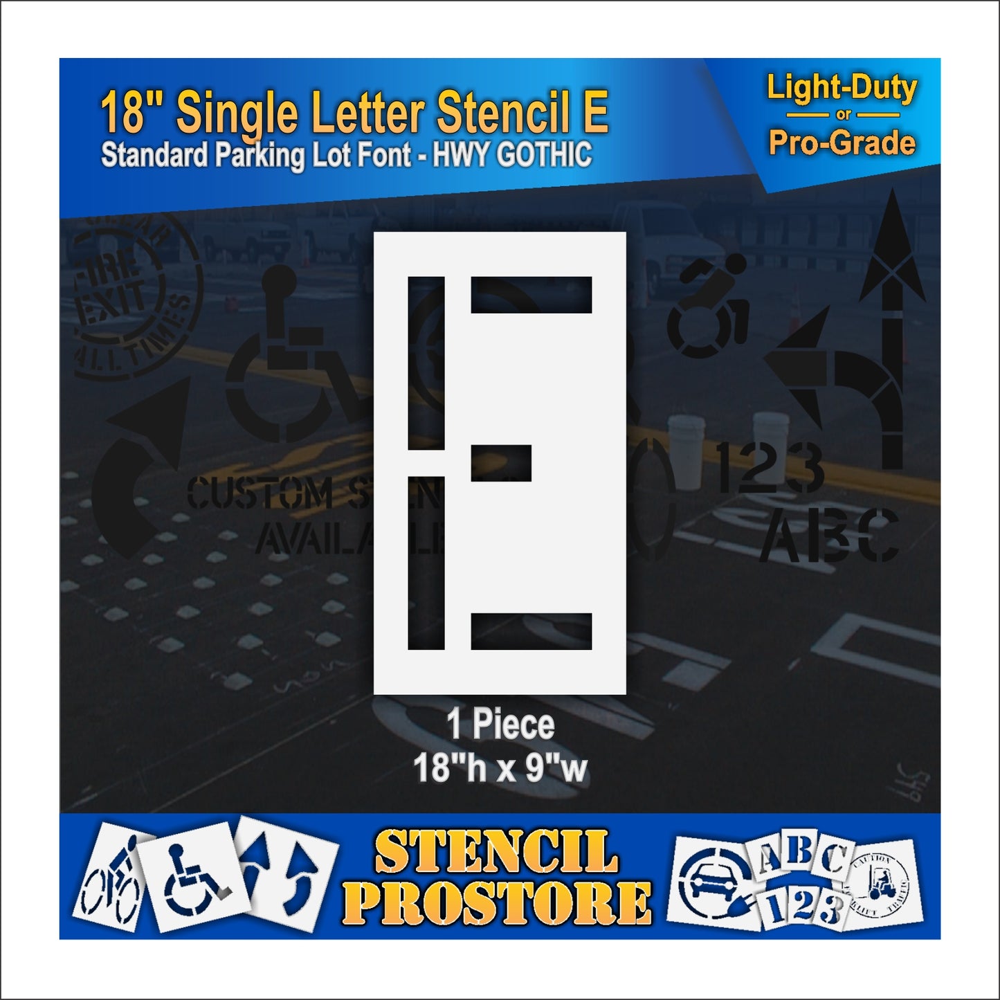 18" Alphabet Kit Stencil