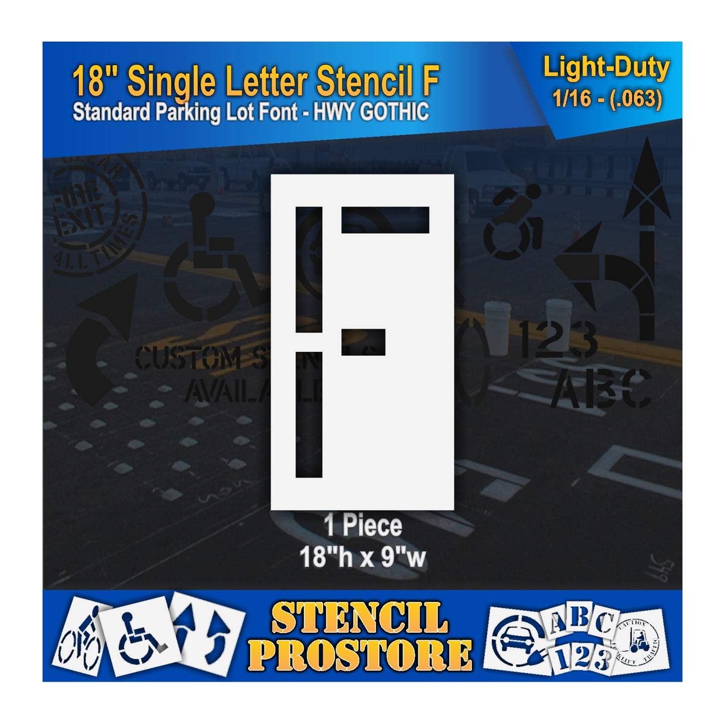 18" Alphabet Kit Stencil