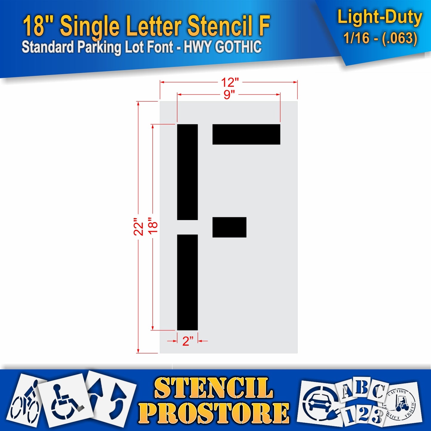 18" Alphabet Kit Stencil