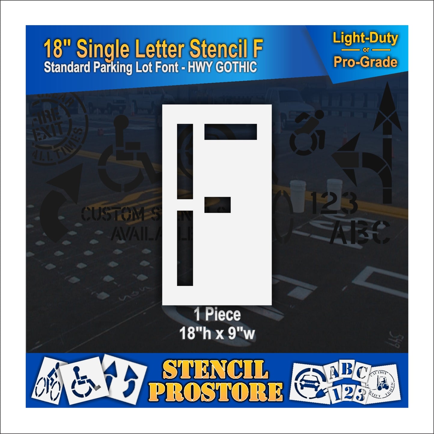 18" Alphabet Kit Stencil