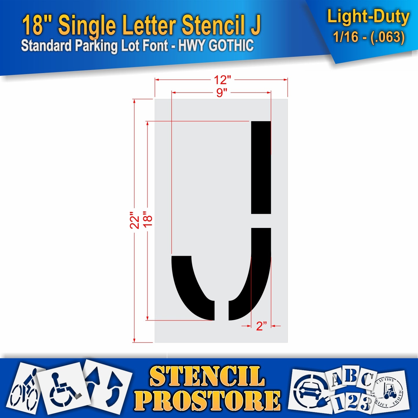 18" Alphabet Kit Stencil