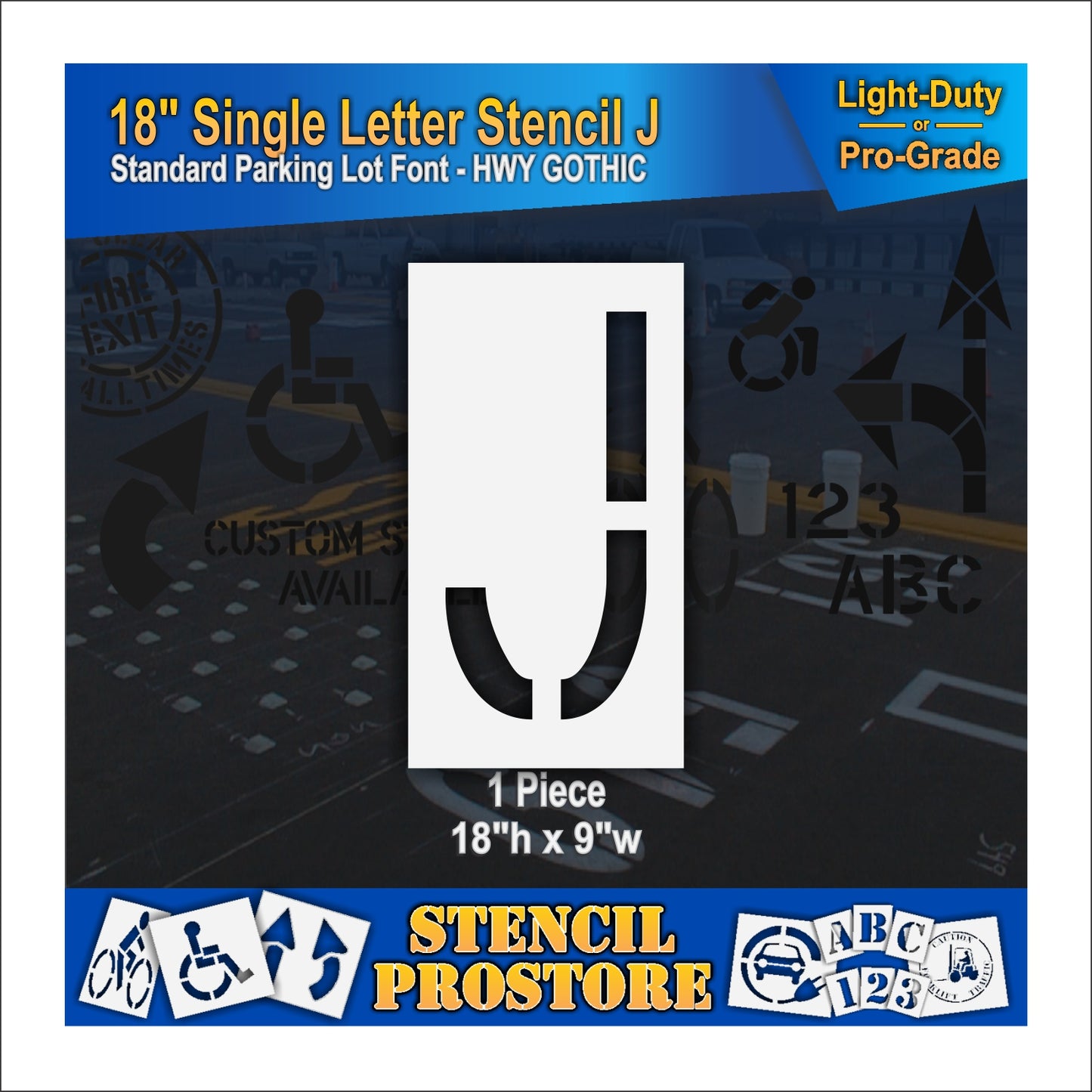 18" Alphabet Kit Stencil