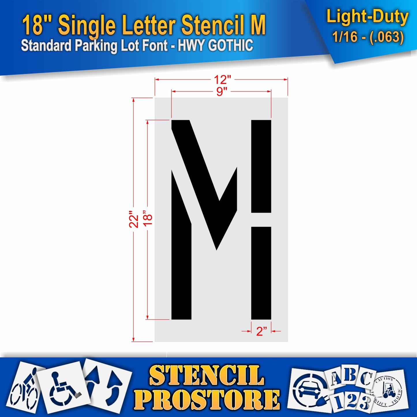 18" Alphabet Kit Stencil