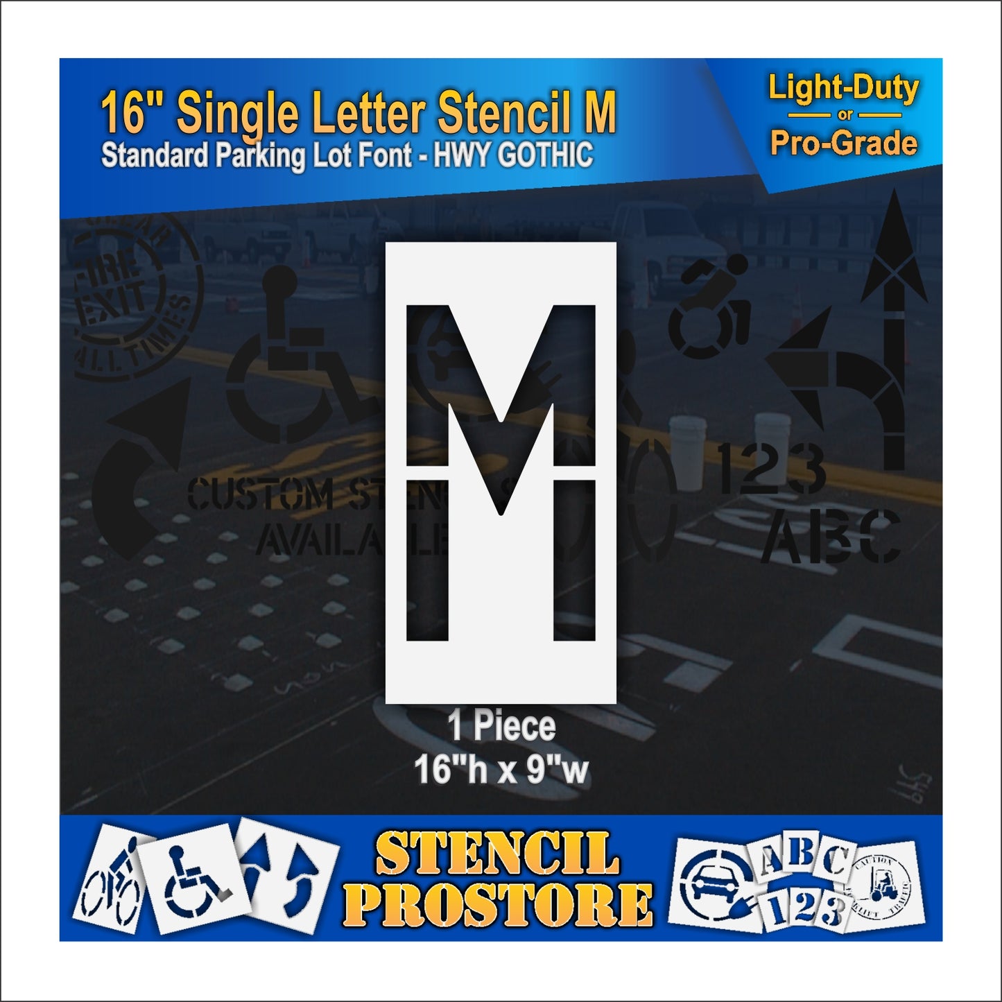 18" Alphabet Kit Stencil