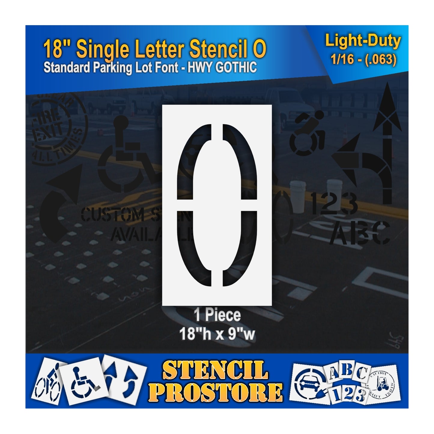 18" Alphabet Kit Stencil