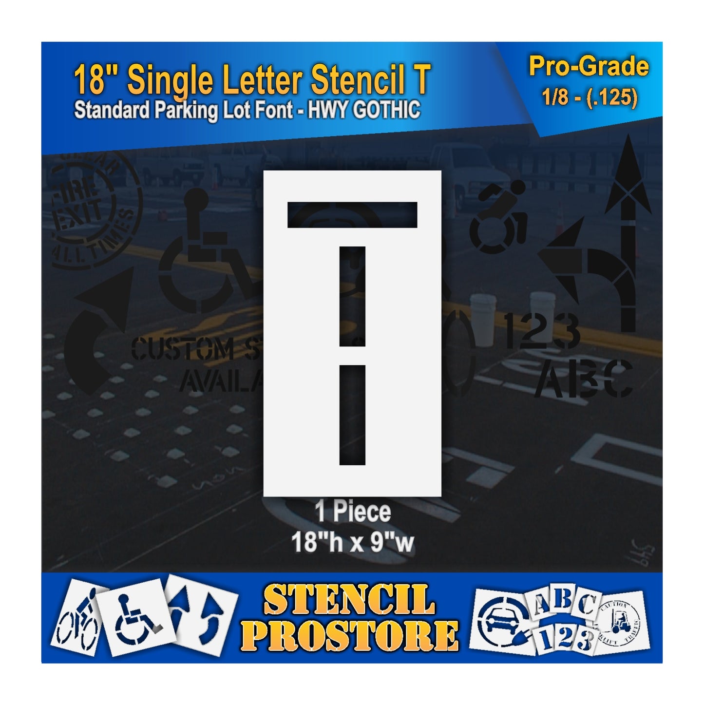 18" Alphabet Kit Stencil