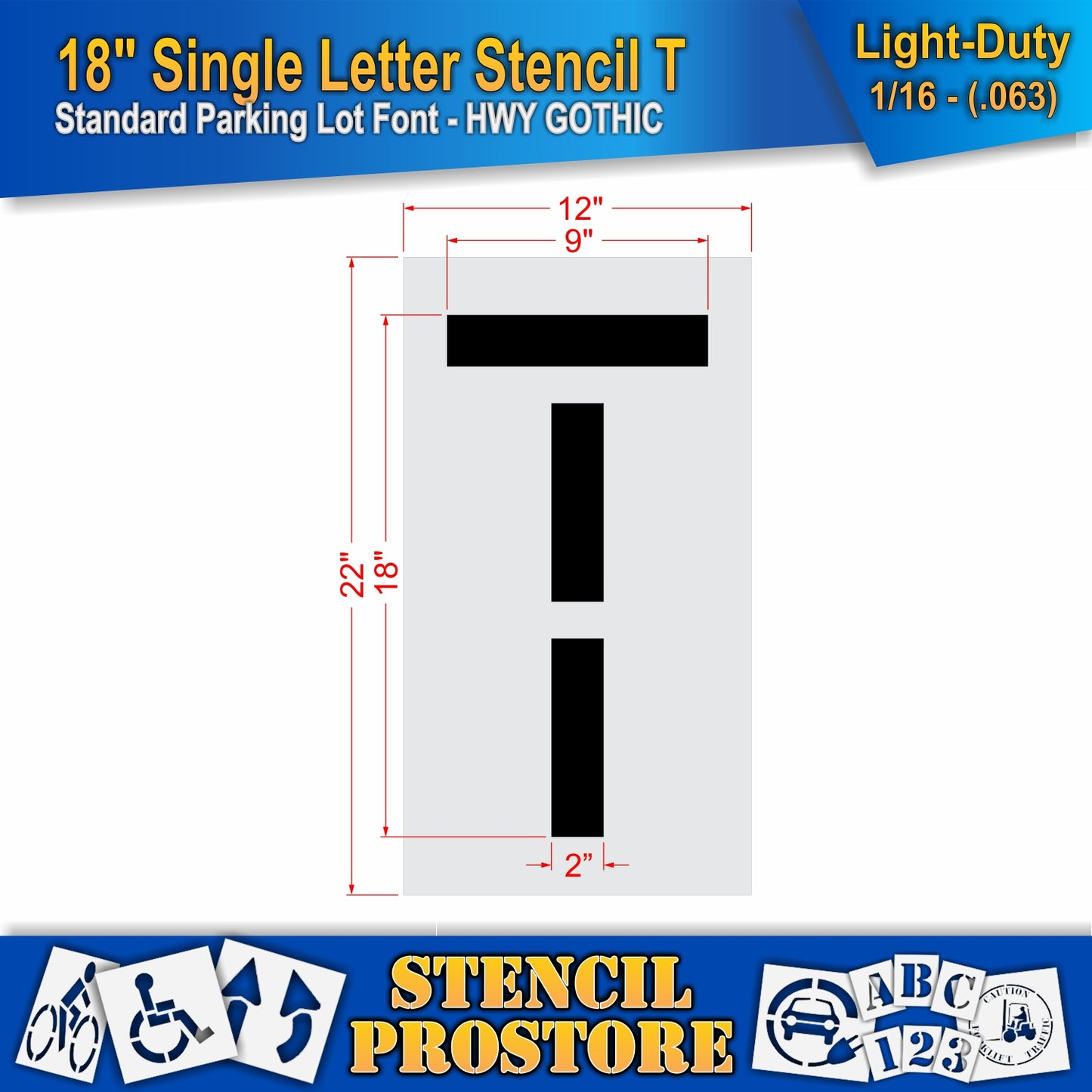 18" Alphabet Kit Stencil