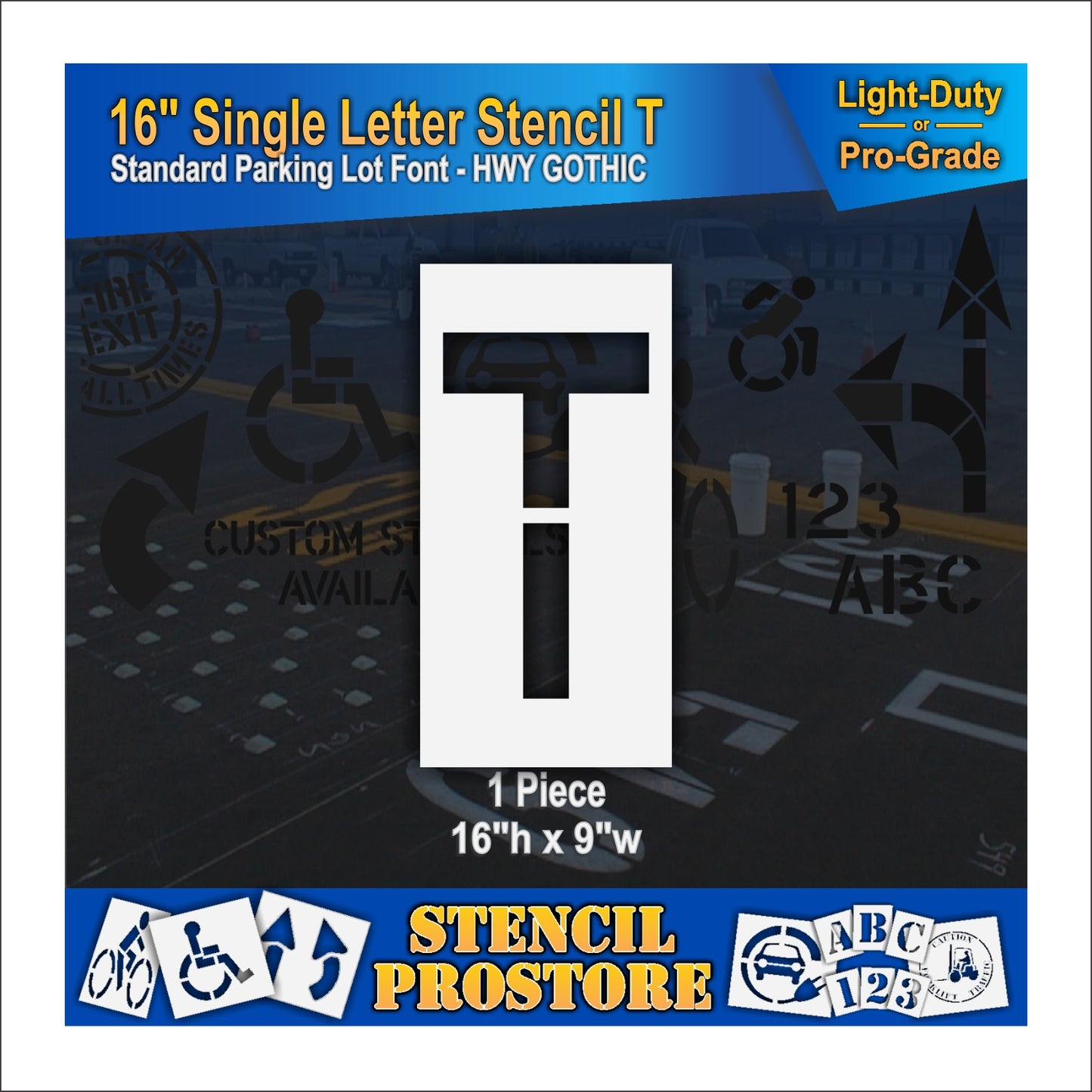 18" Alphabet Kit Stencil