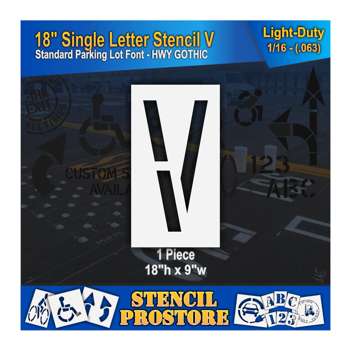 18" Alphabet Kit Stencil