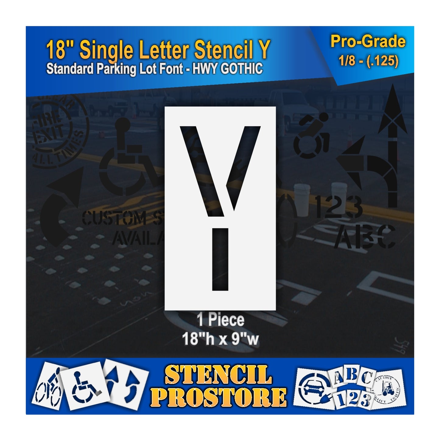 18" Alphabet Kit Stencil