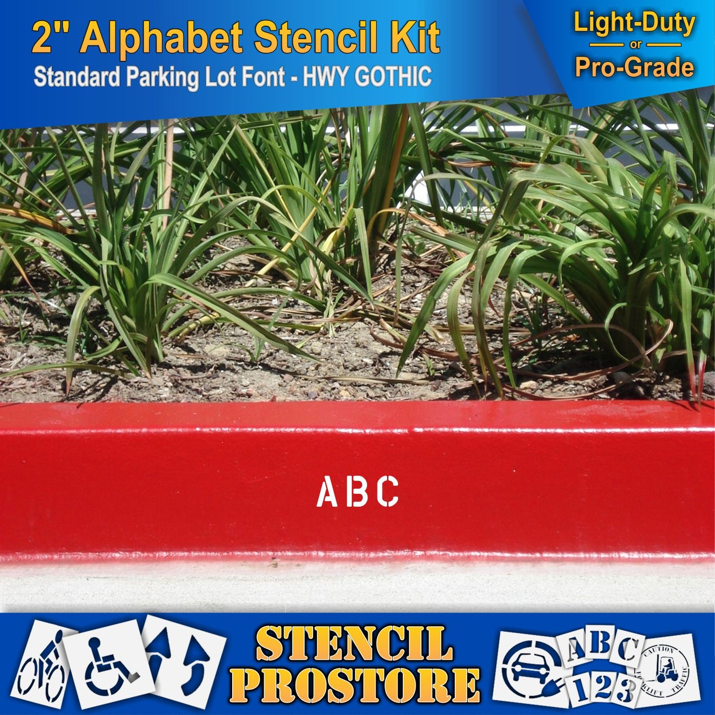 2" Alphabet Kit Stencil