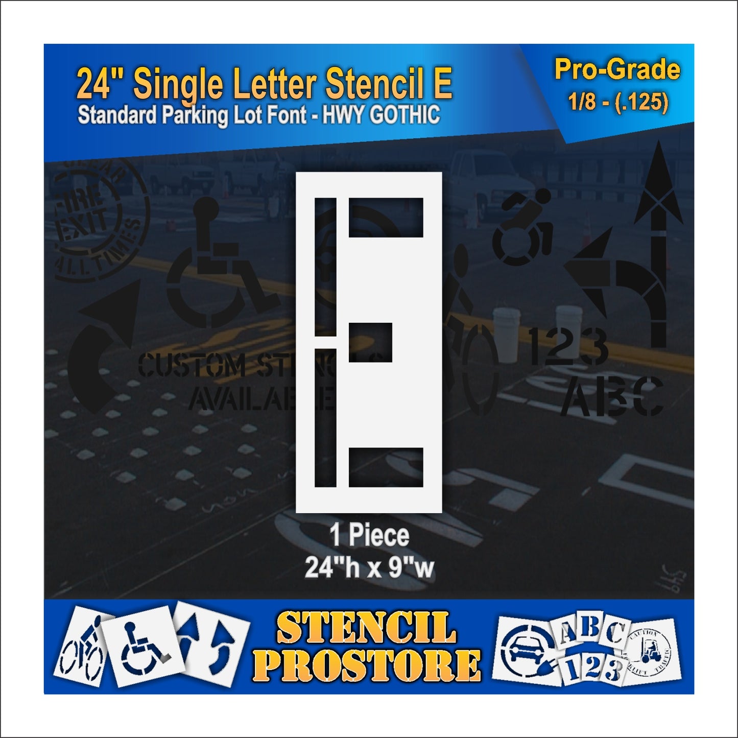 24" Alphabet Kit Stencil