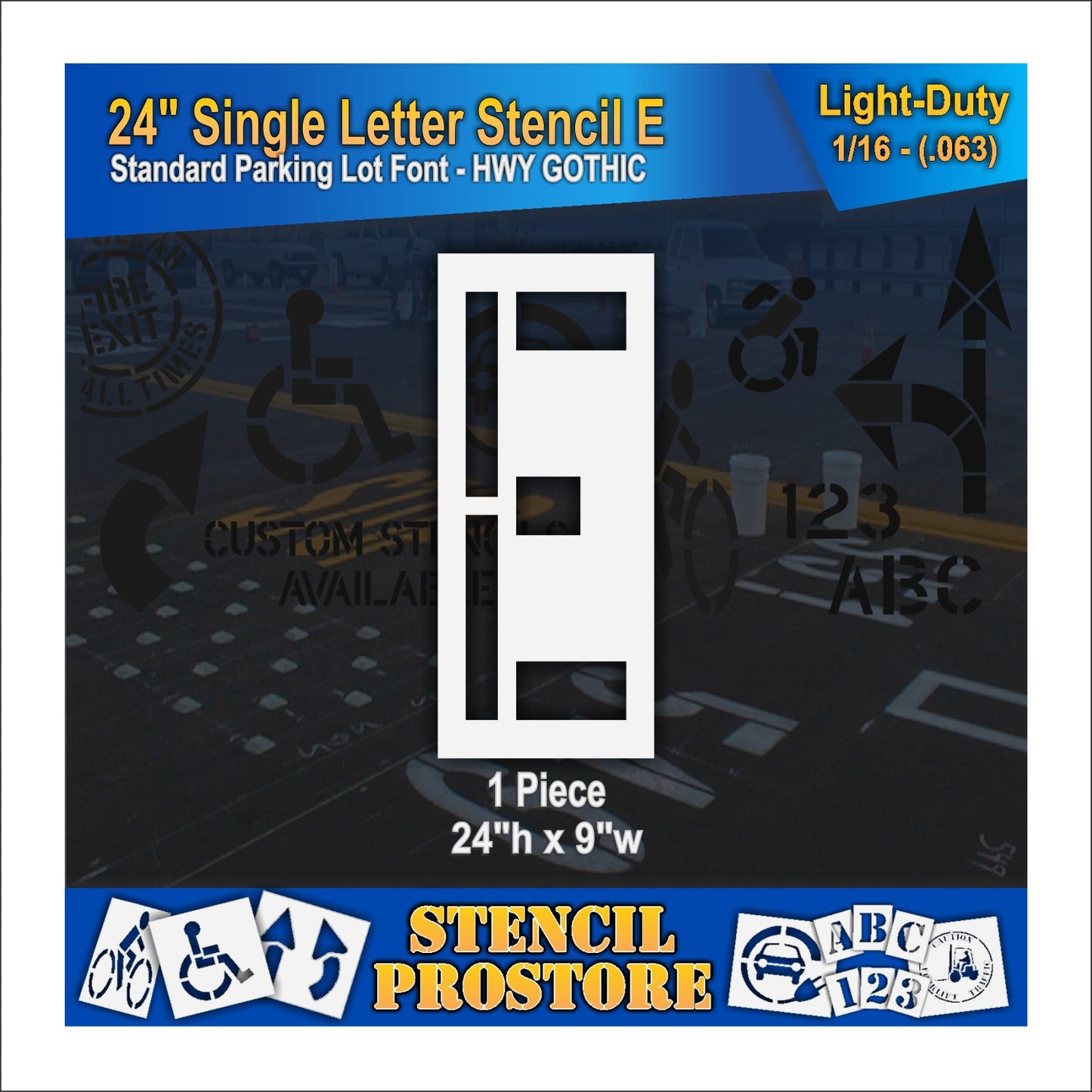 24" Alphabet Kit Stencil