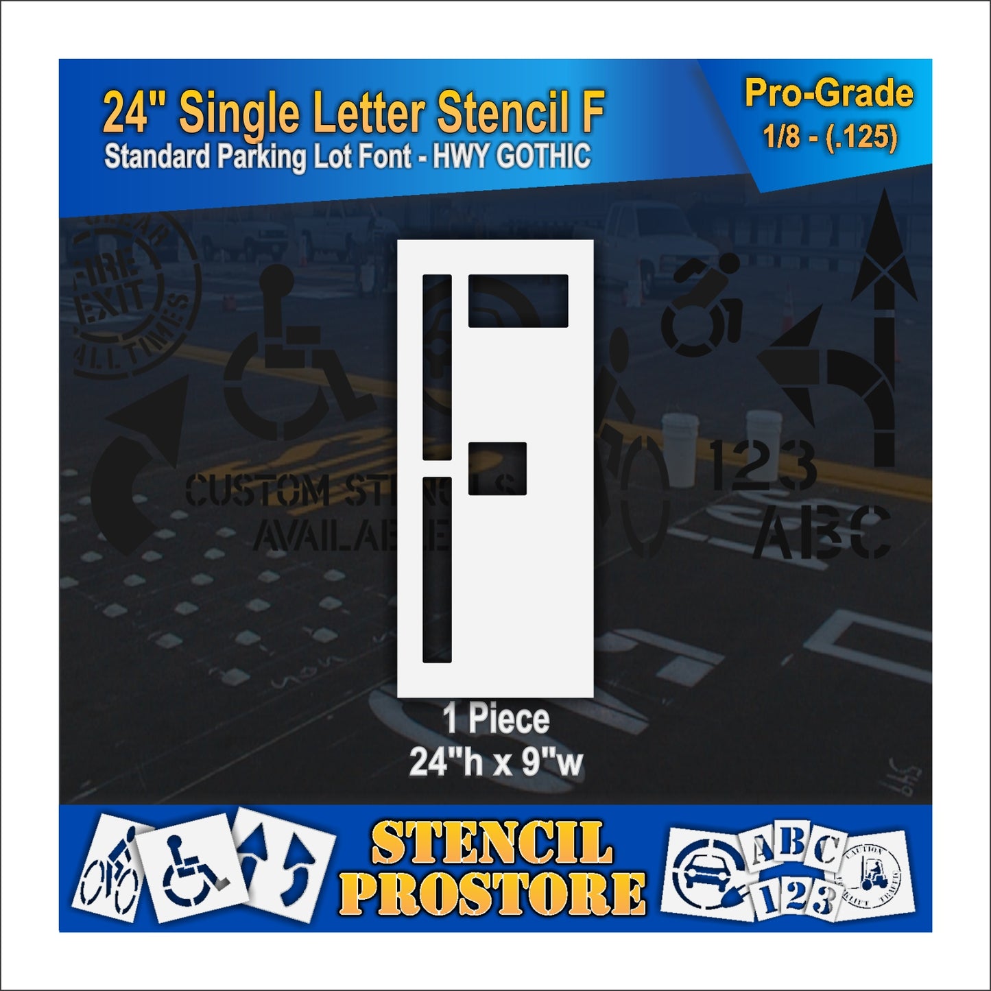 24" Alphabet Kit Stencil