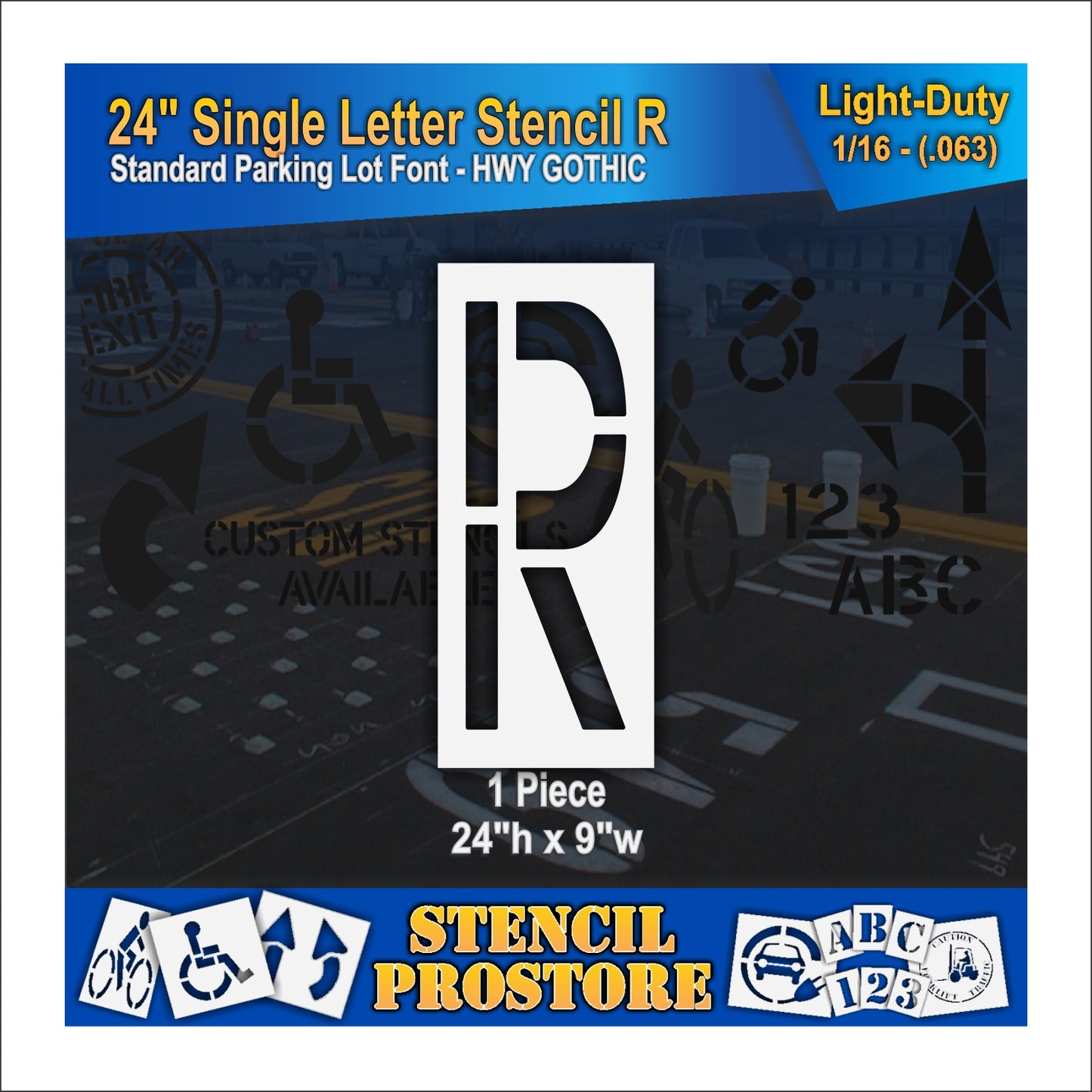 24" Alphabet Kit Stencil