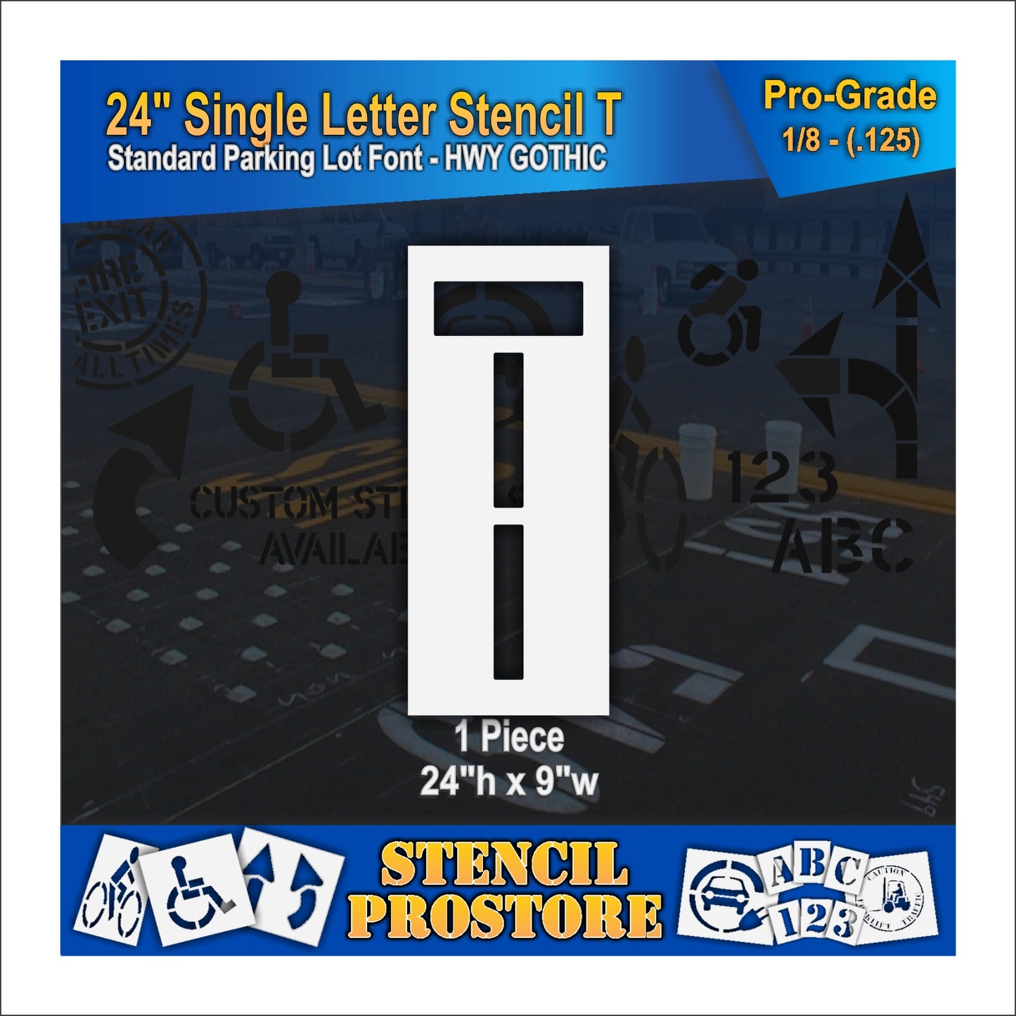 24" Alphabet Kit Stencil