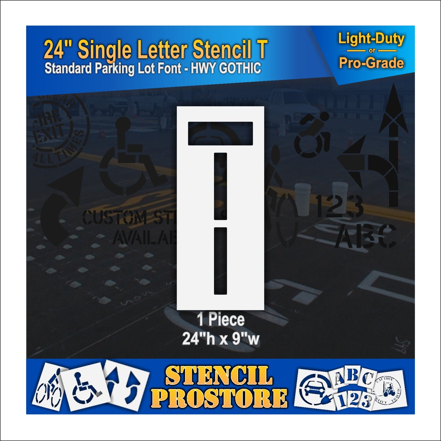 24" Alphabet Kit Stencil